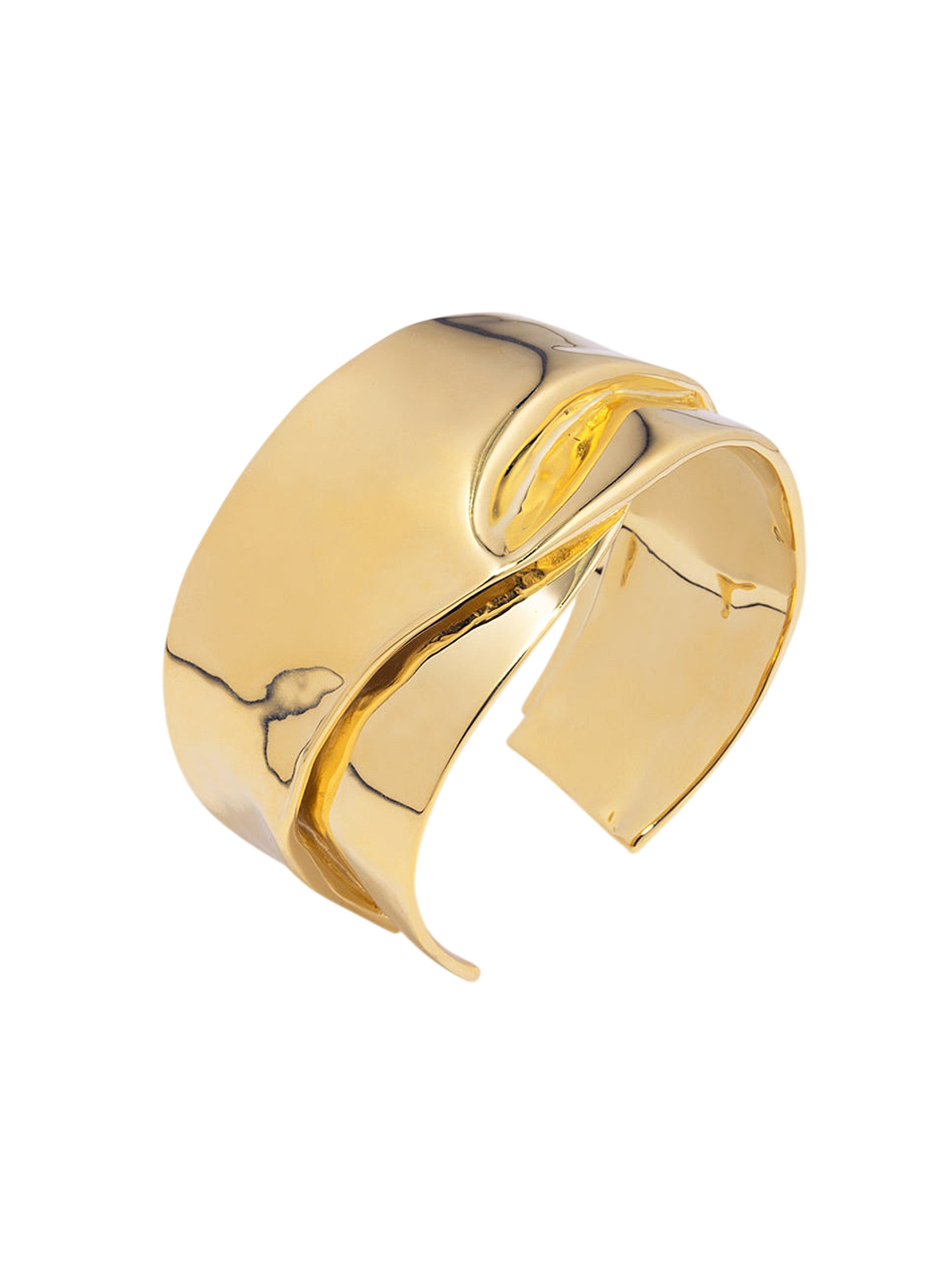 Soggy Envelope - Gold Plated Cuff