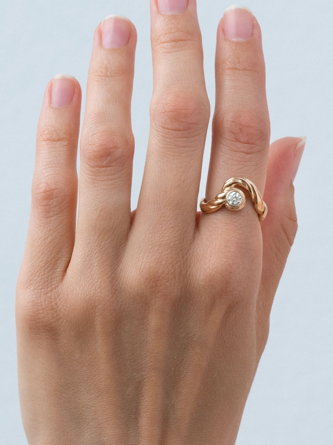 Cloud Diamond Ring