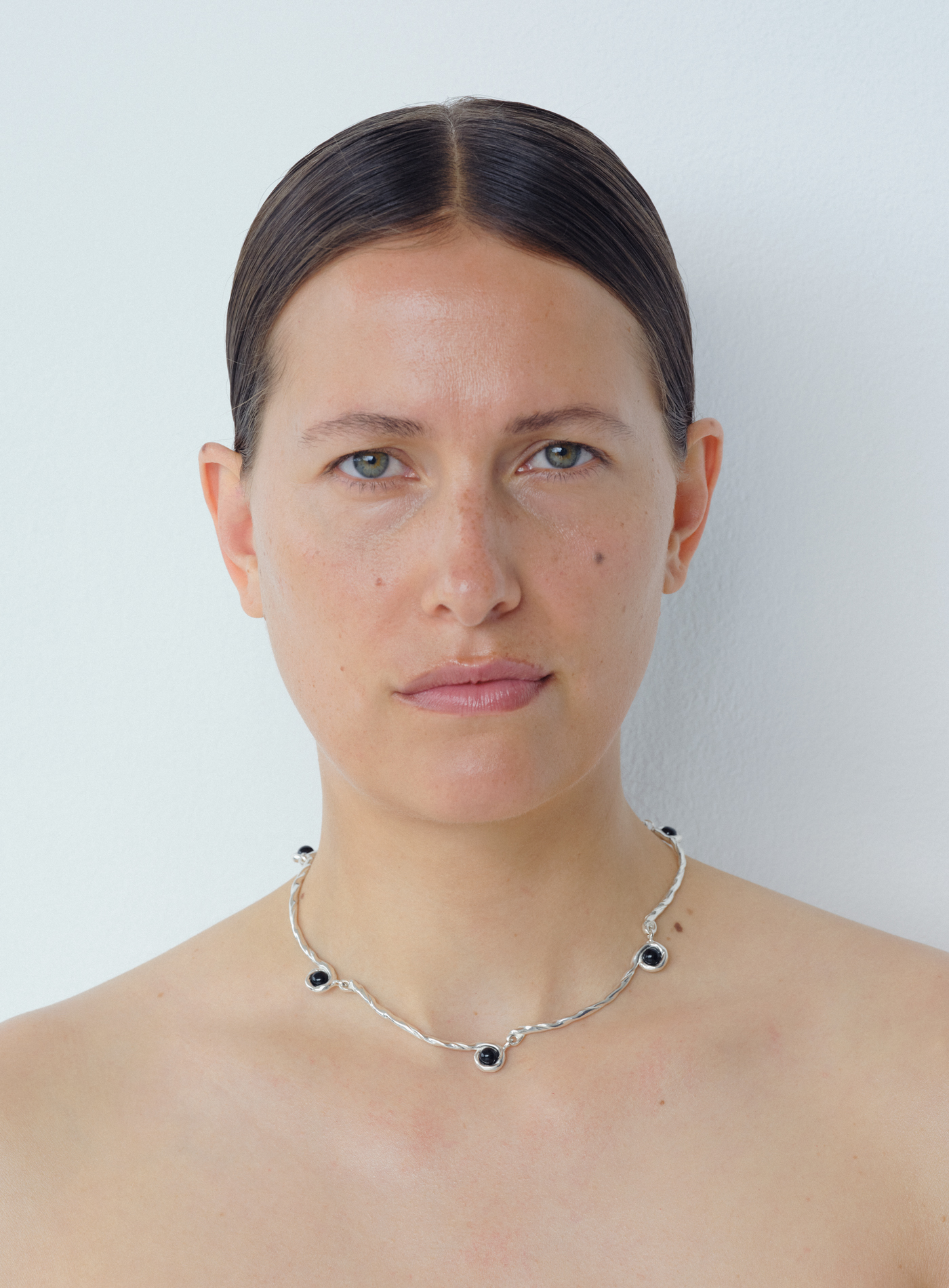 Petite lago onyx necklace