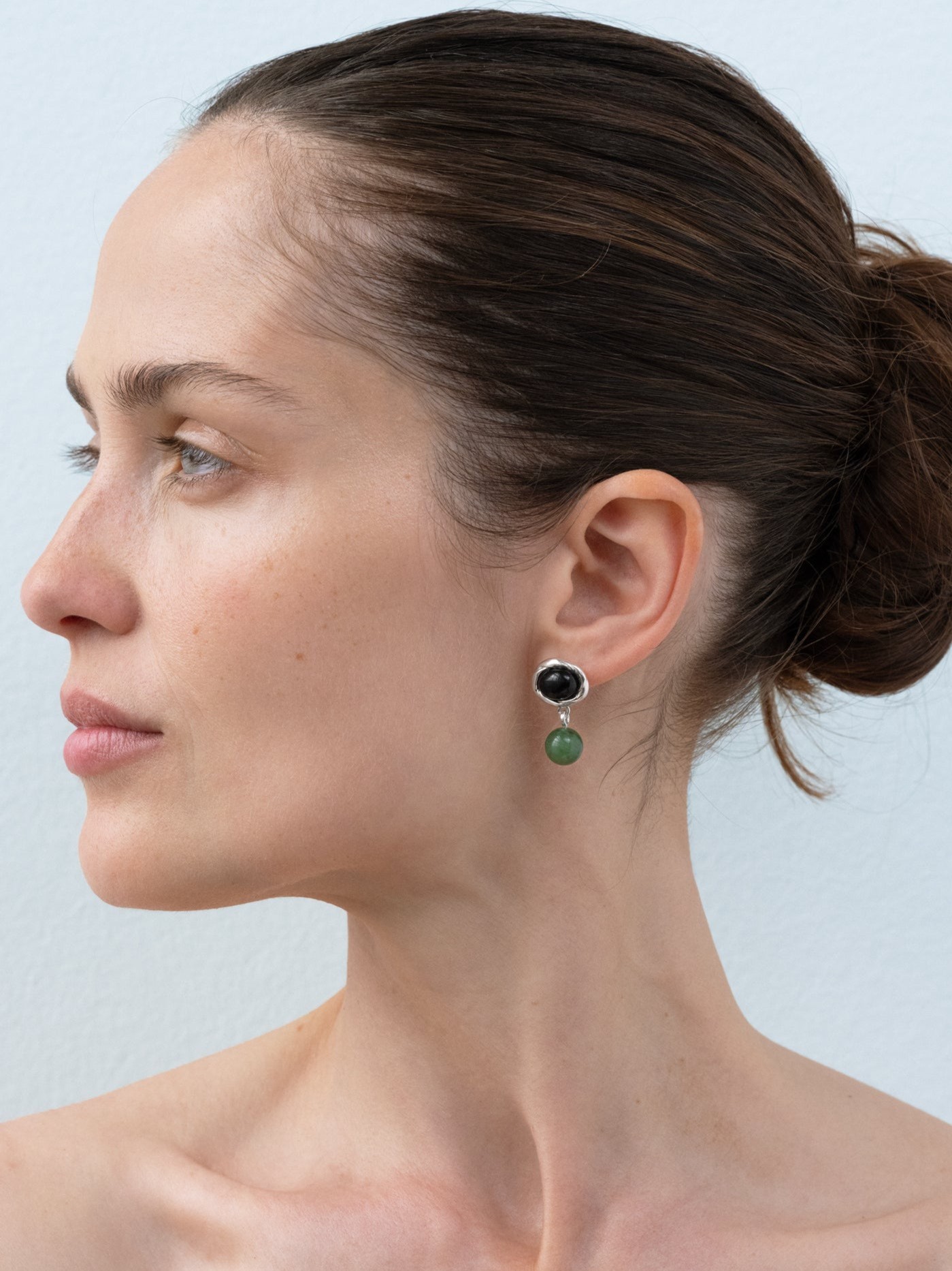 Petite Kamma Jade Earrings