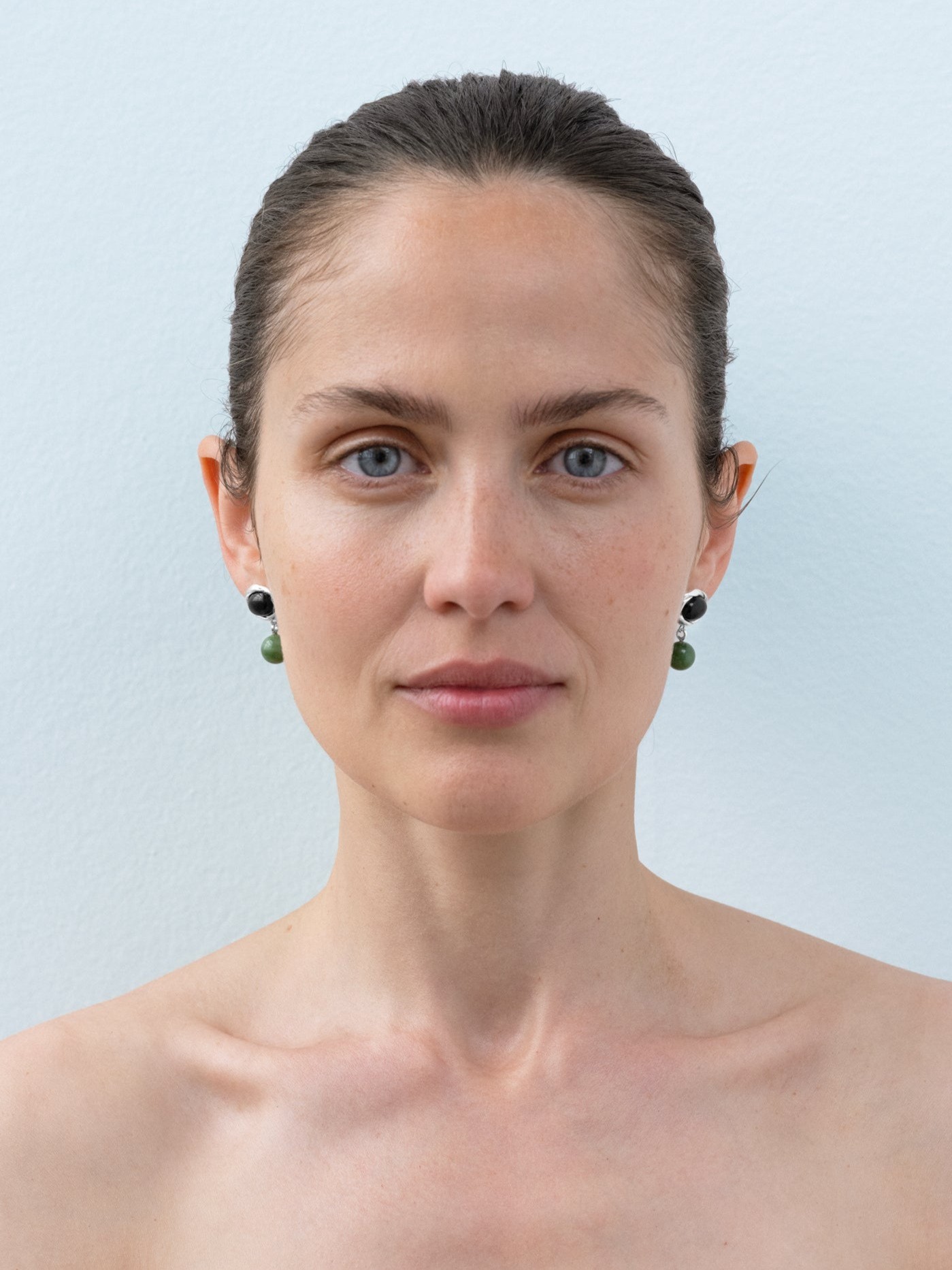 Petite Kamma Jade Earrings