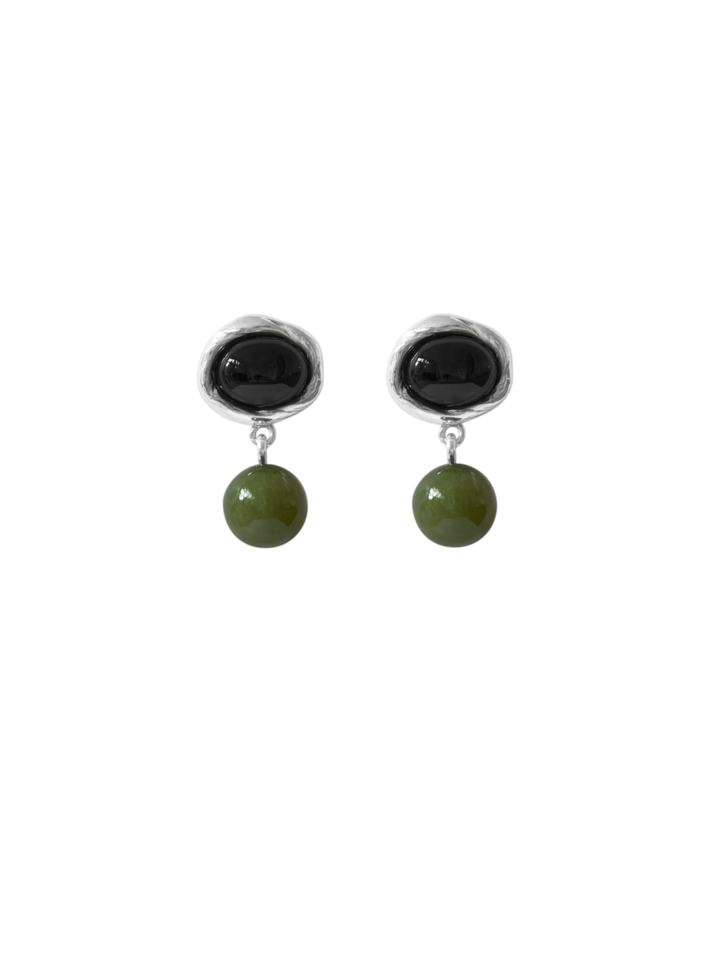 Petite Kamma Jade Earrings photo