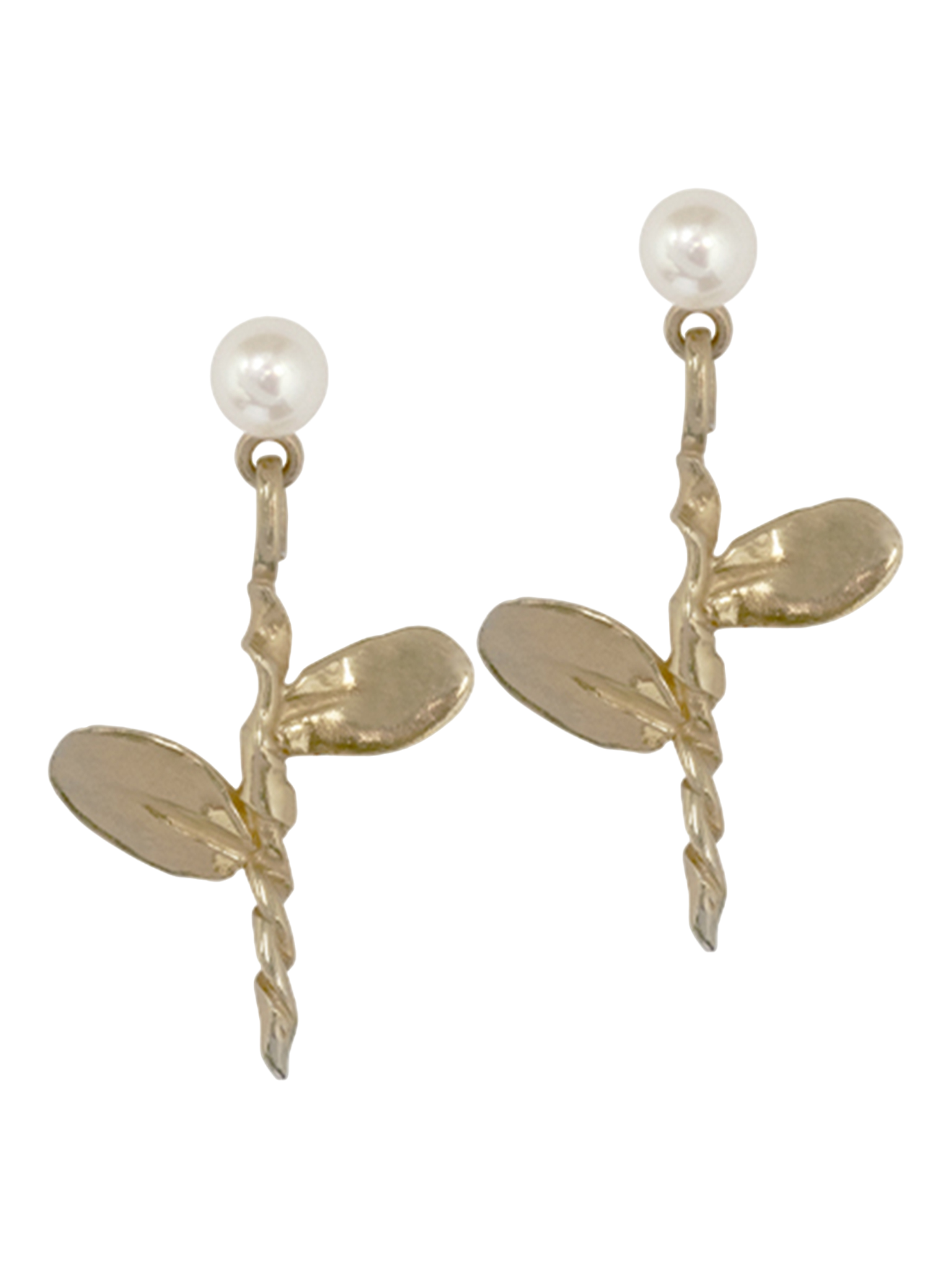 Claude akoya pearl earring