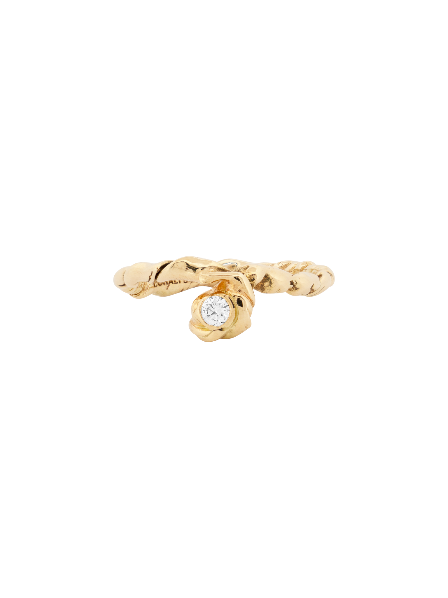 Twiggy diamond ring