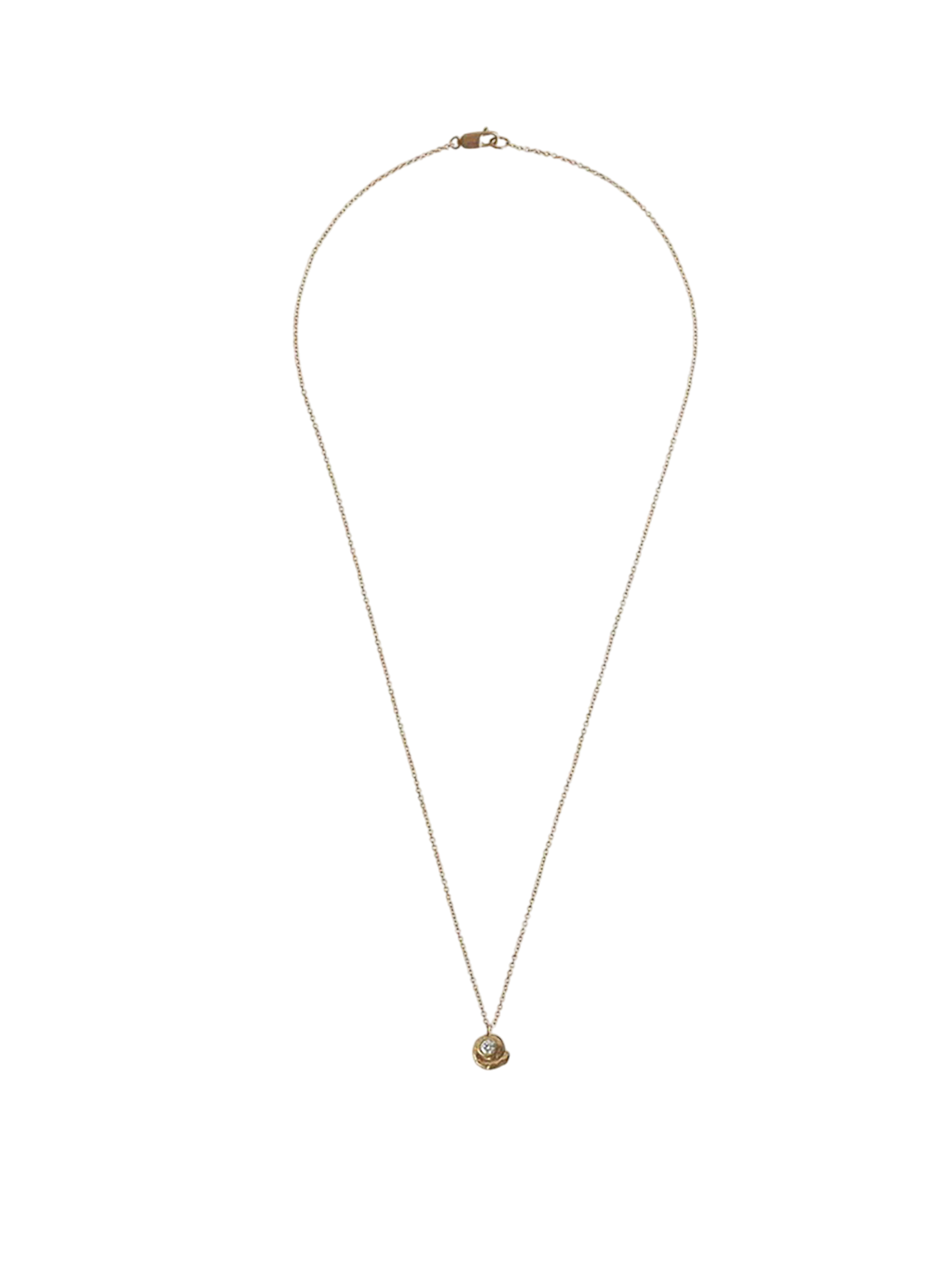 Fern diamond necklace