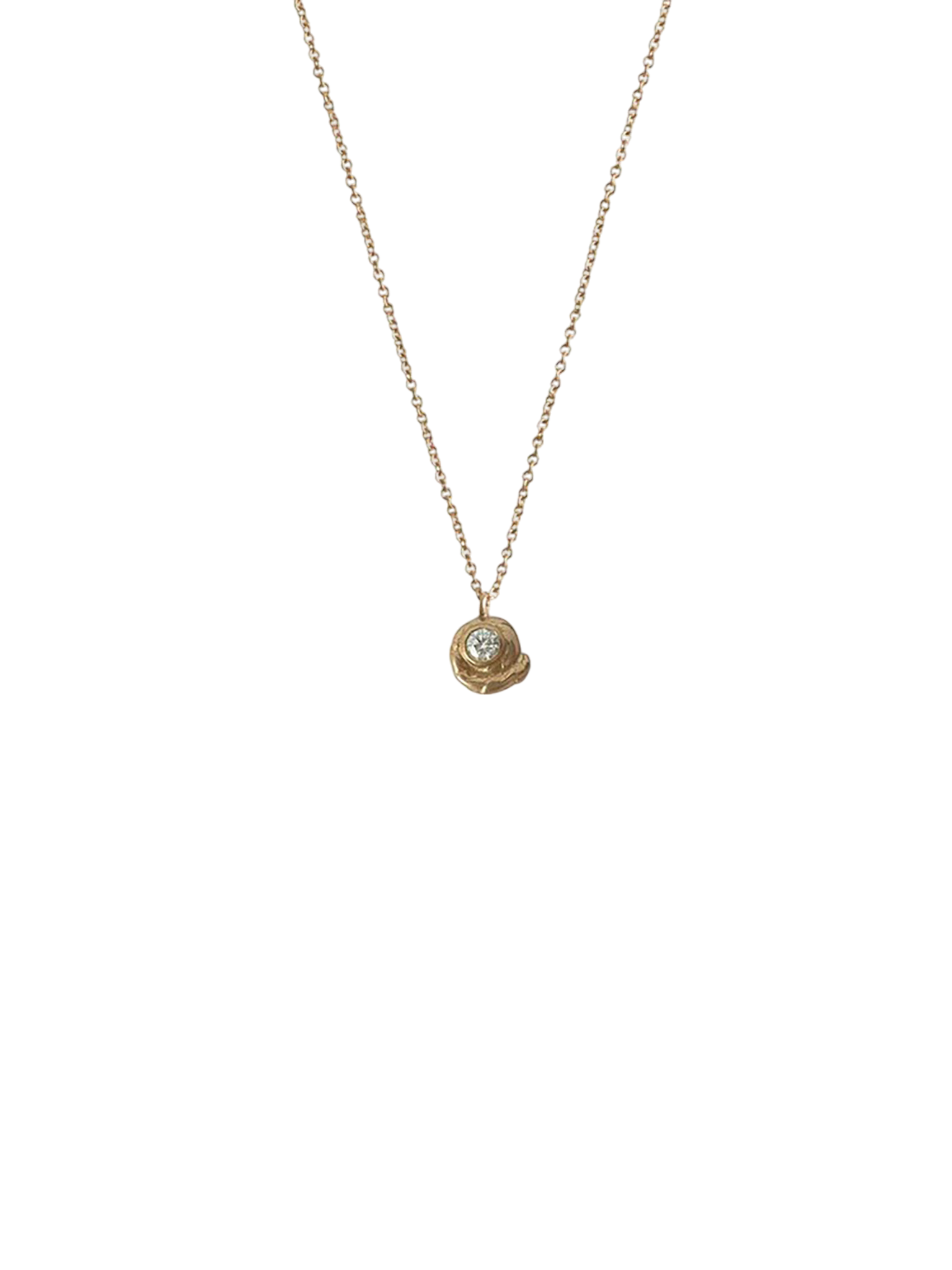 Fern diamond necklace