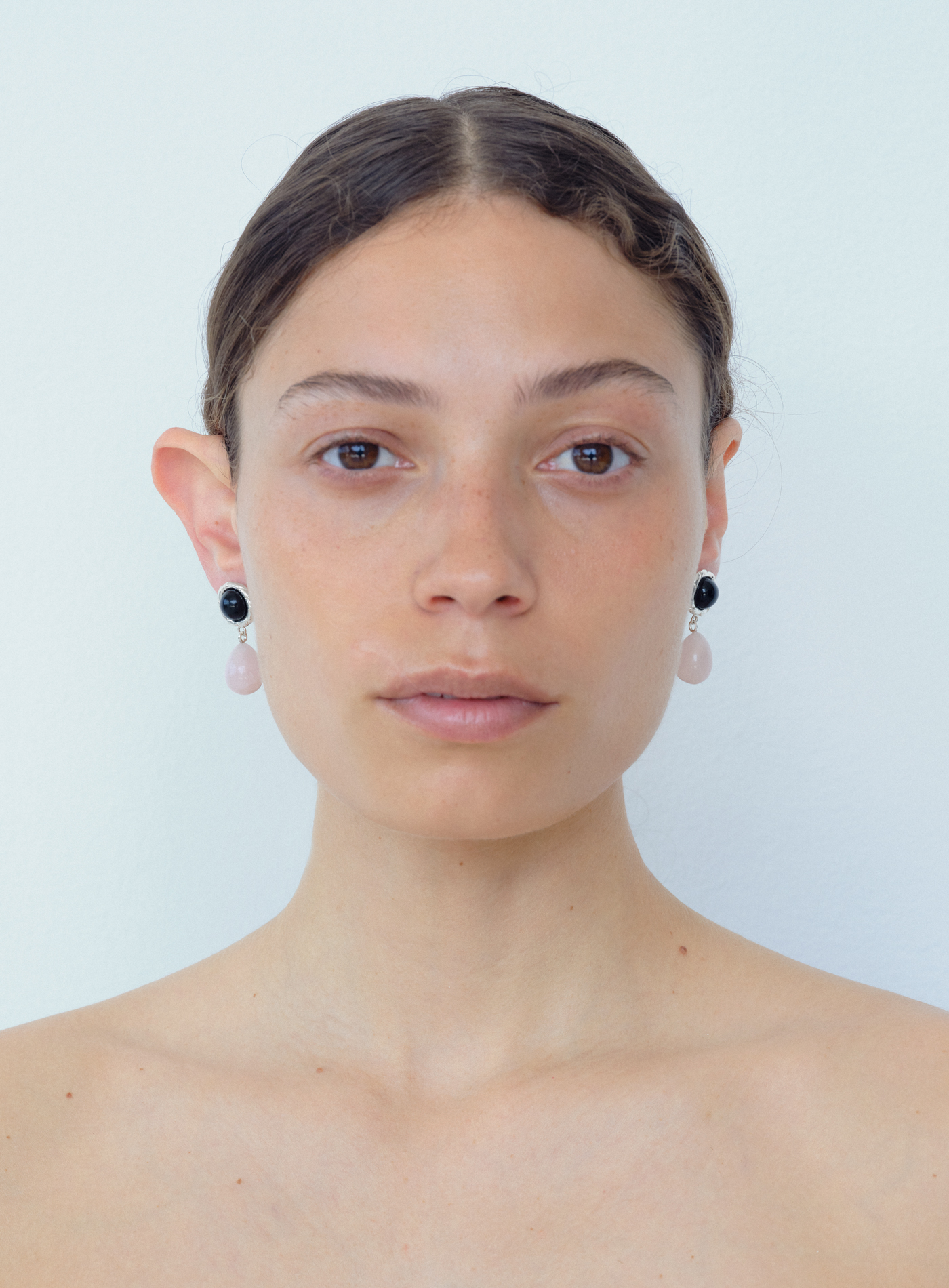Emma blush earrings