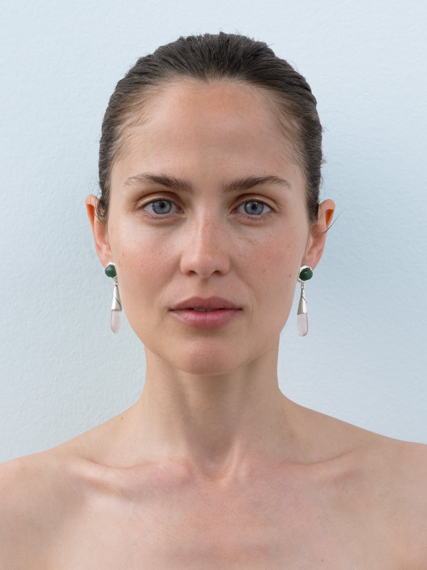 Kamma Jade Crystal Earrings