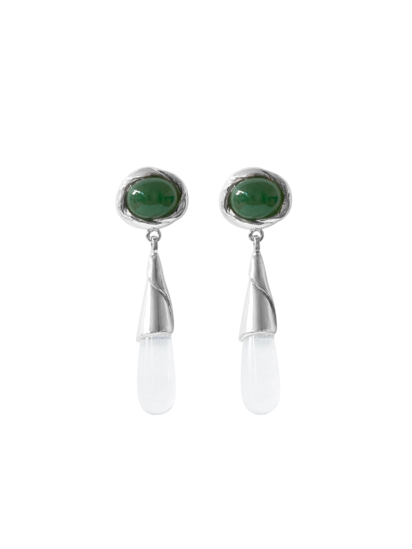 Kamma Jade Crystal Earrings photo