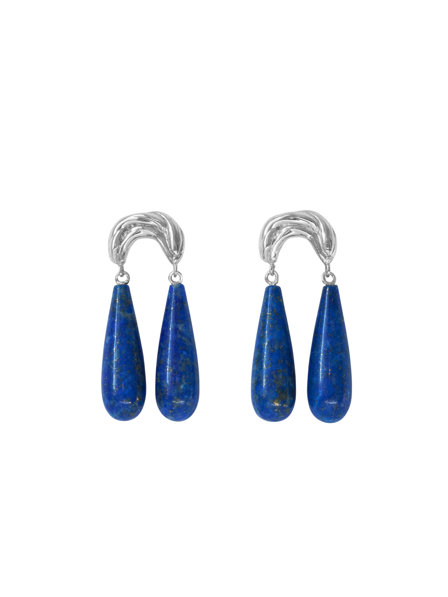 Duplet lapis earrings