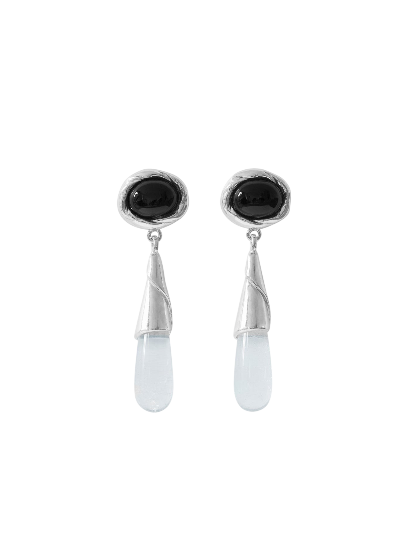 Kamma Onyx Crystal Earrings photo