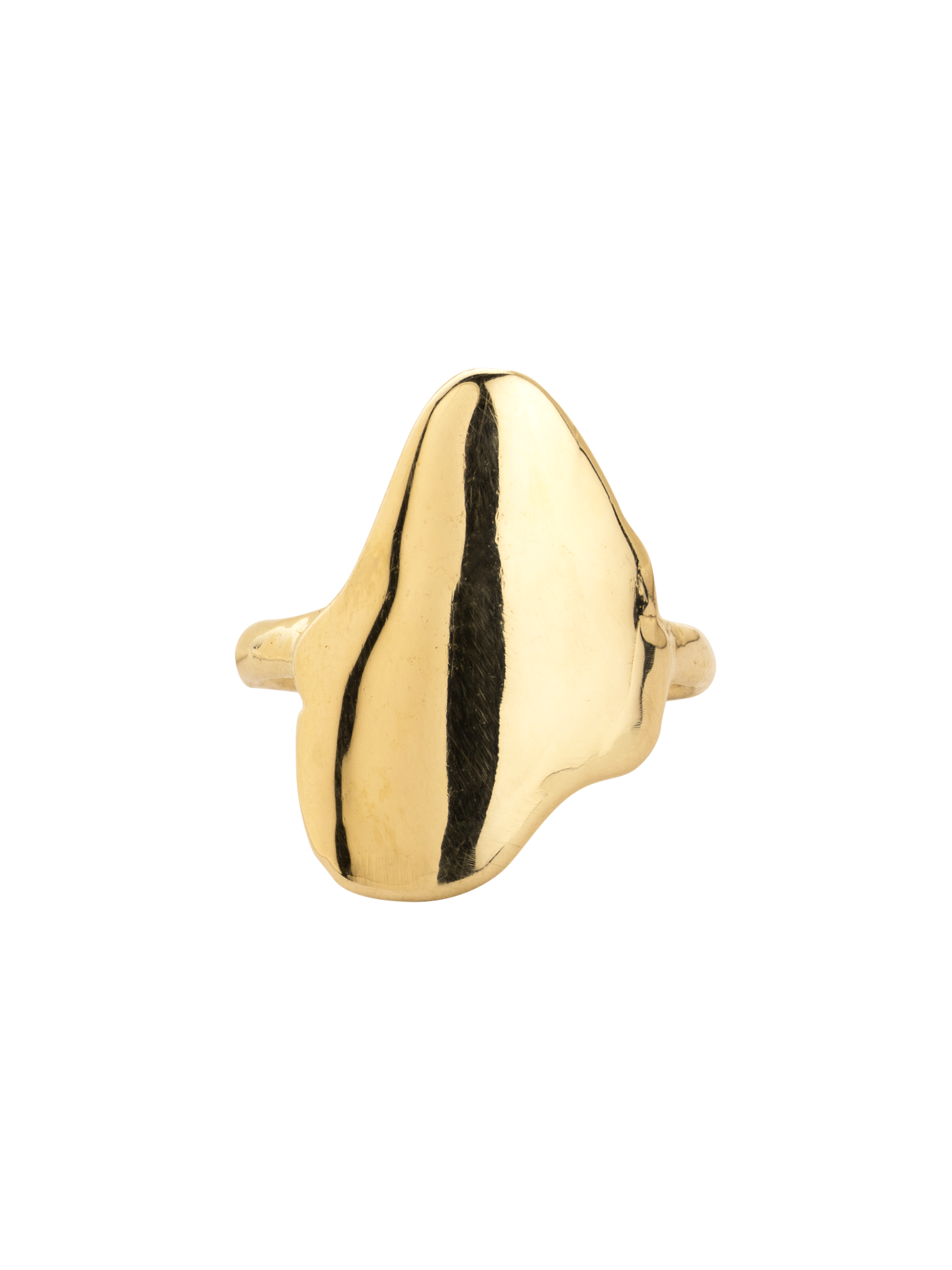 Dripping gold ring