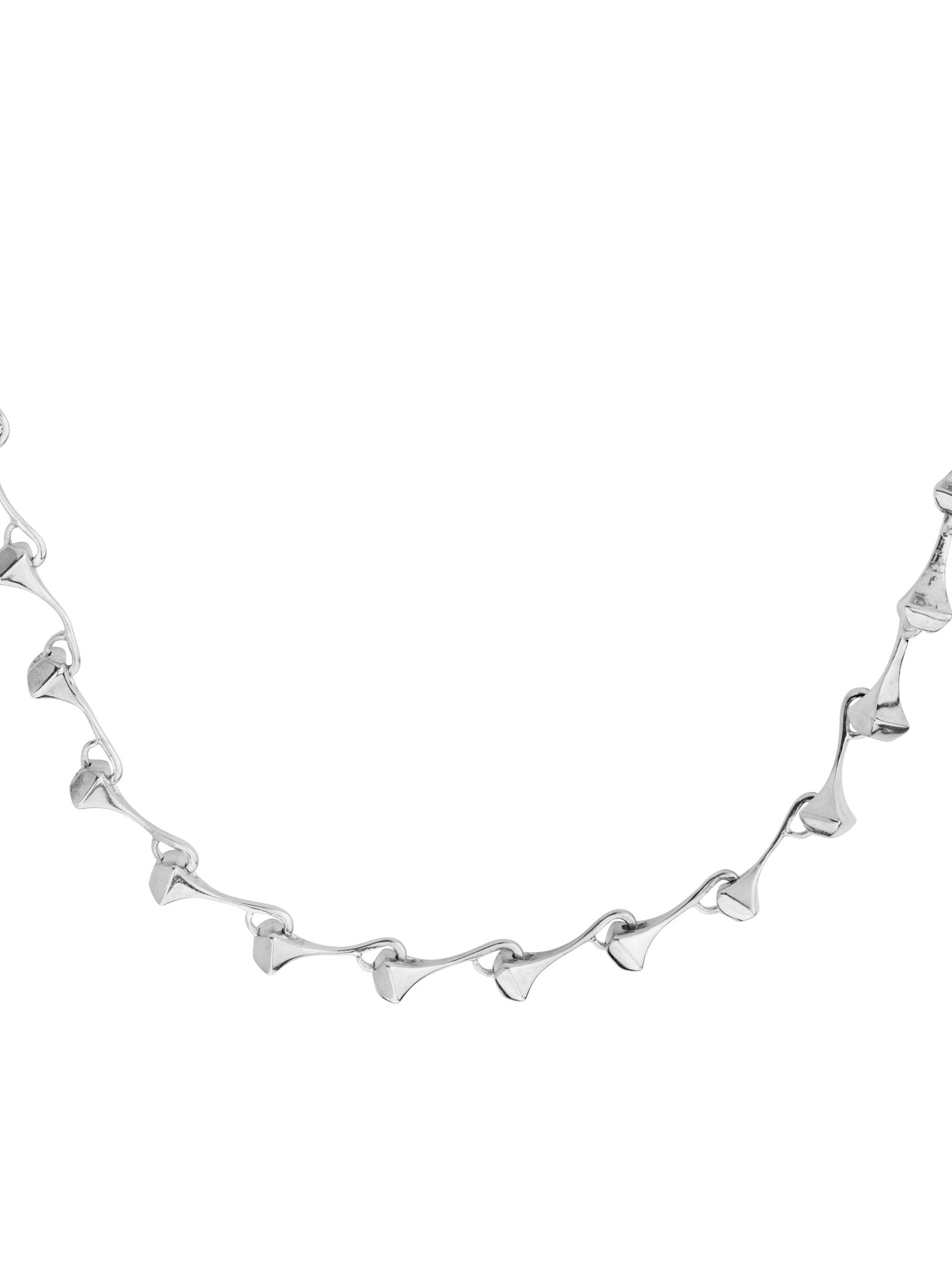 Amazon long necklace silver