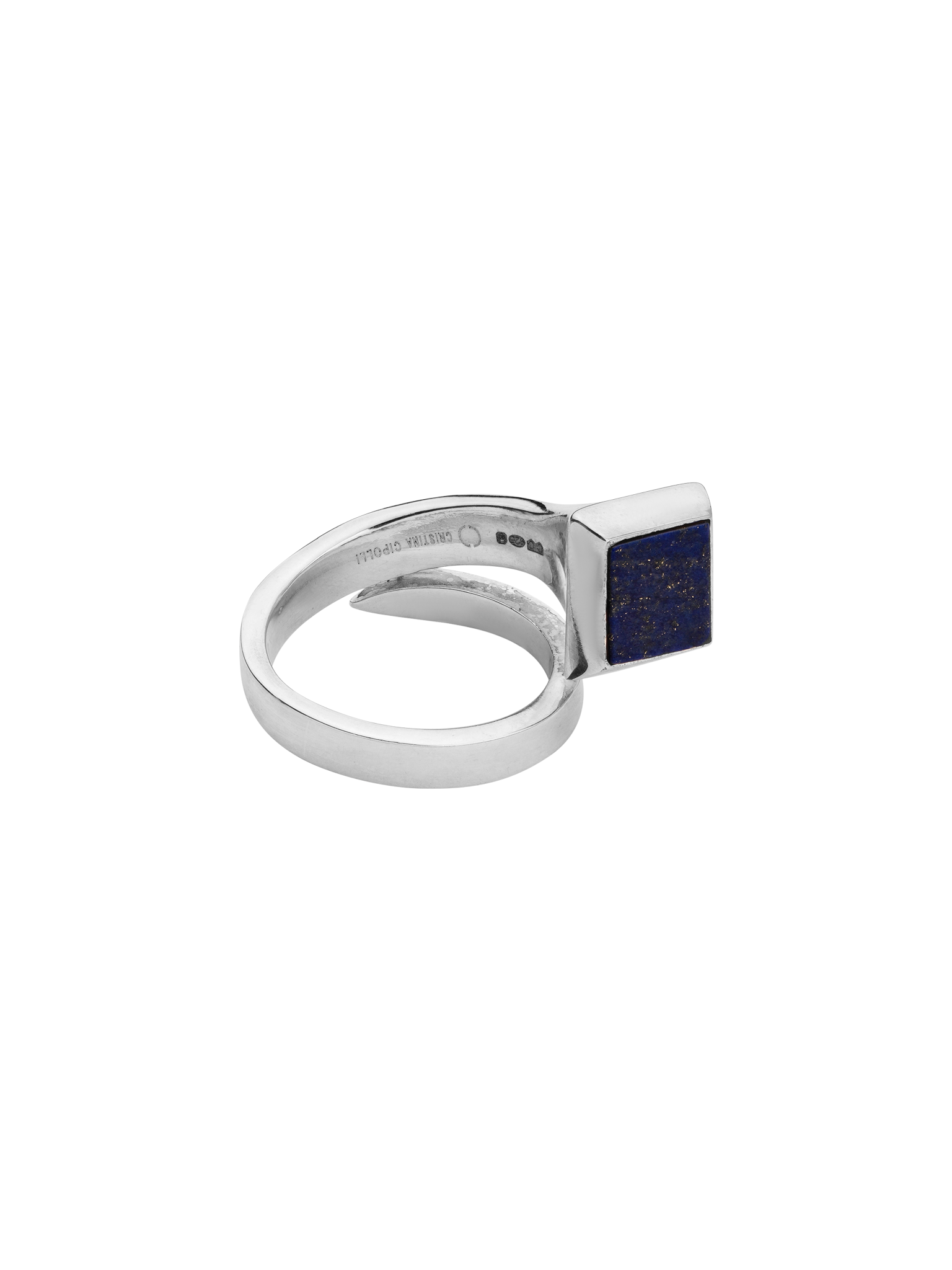 Amazon Ring silver with lapis