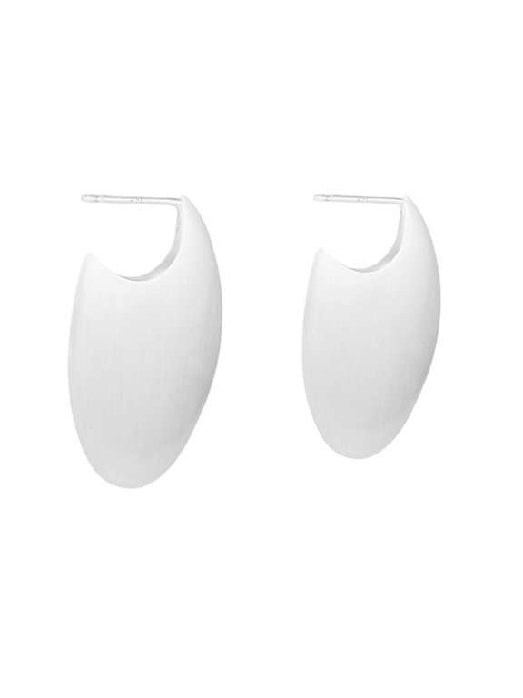 Lua large hoops silver