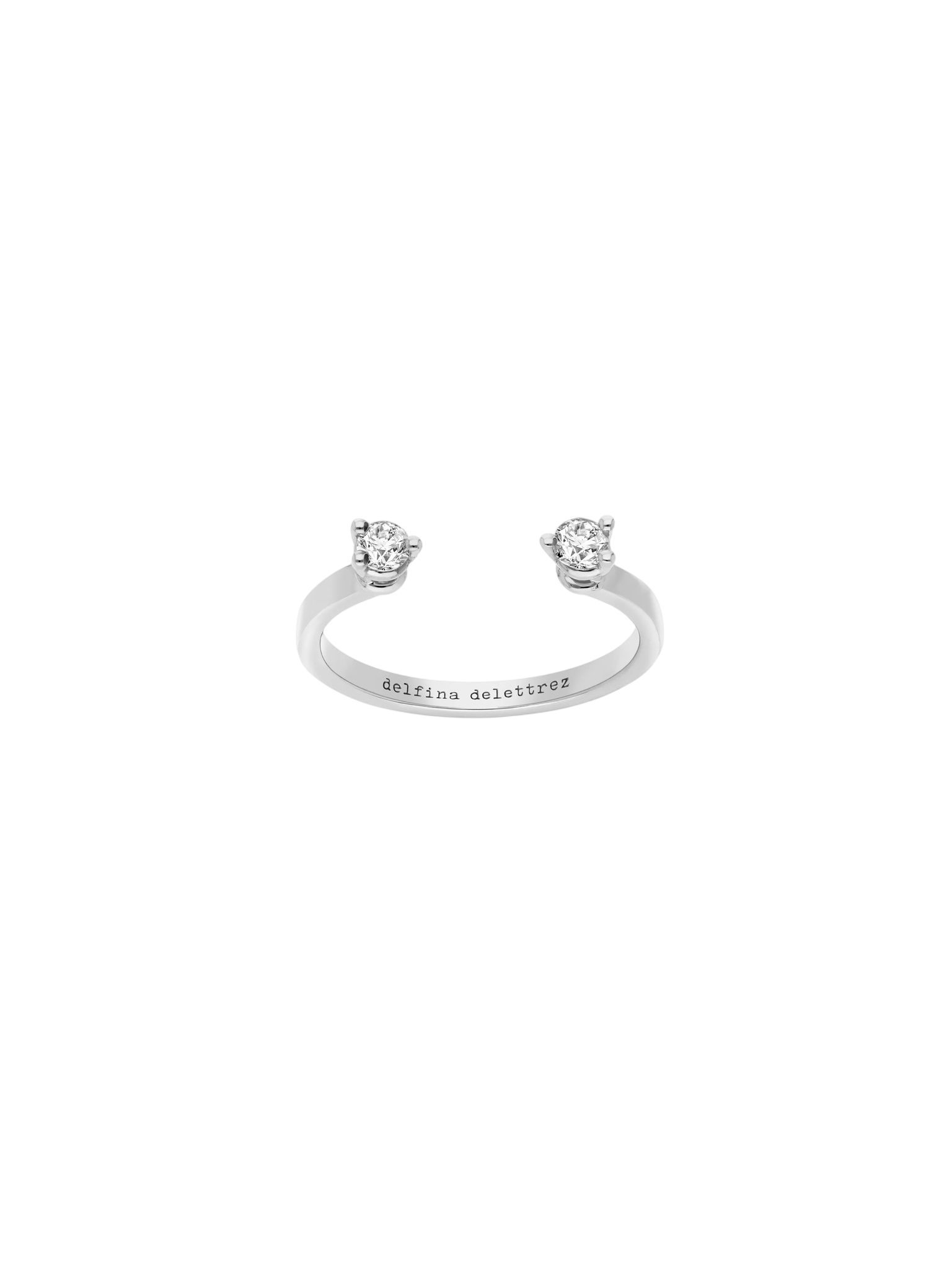 Diamond dots ring