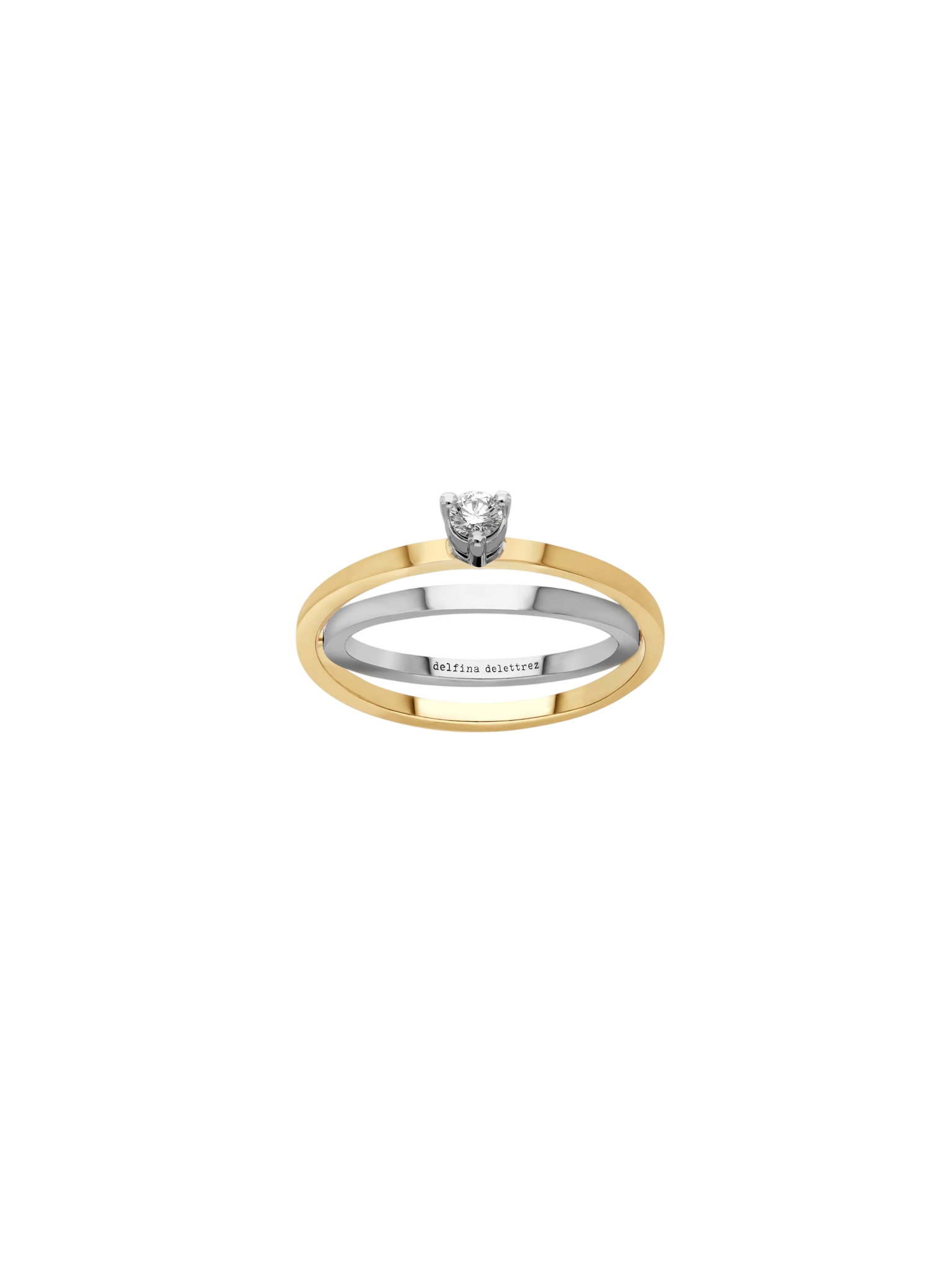 Tourbillion solitaire ring