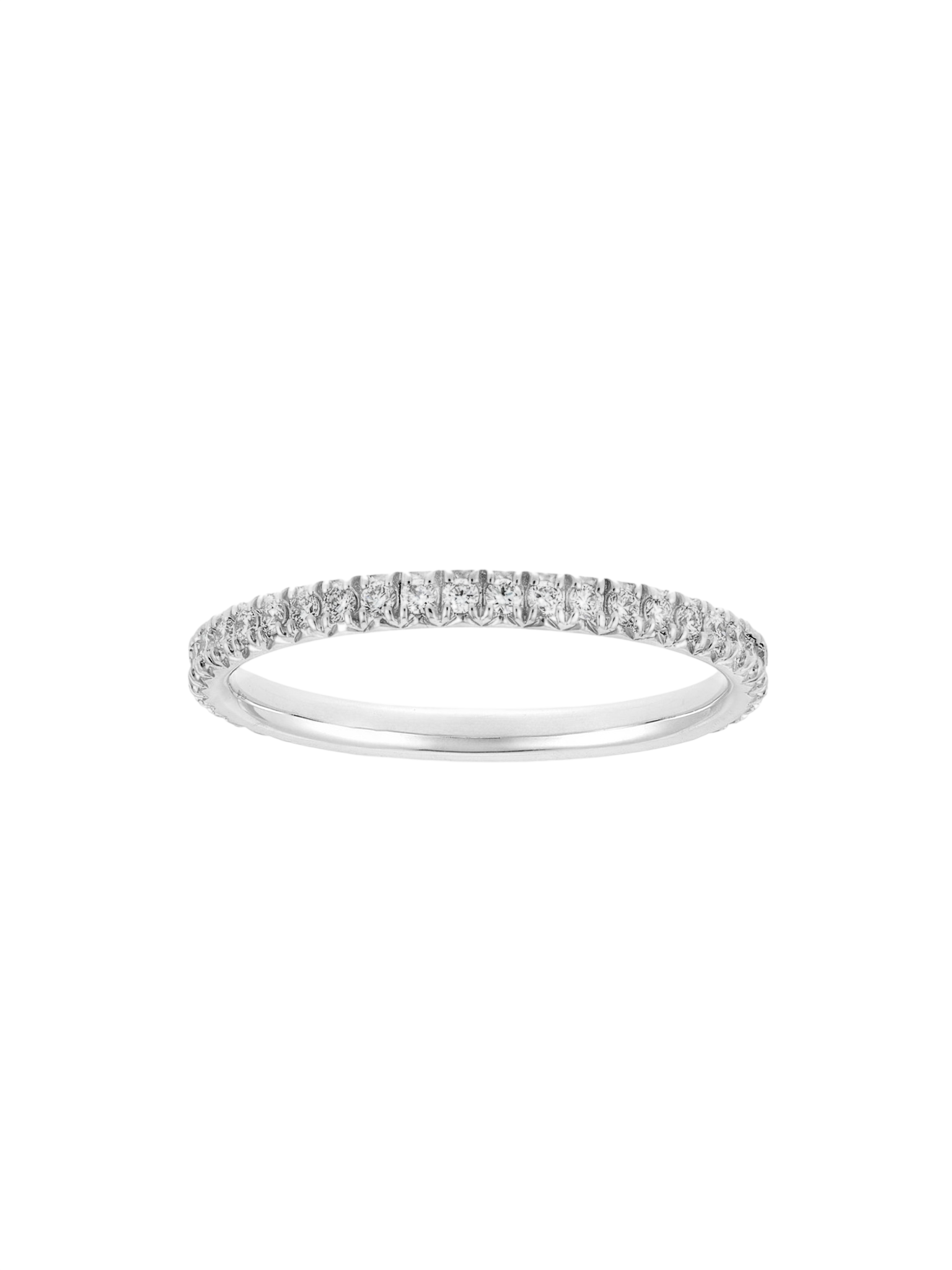 Ella three quarter small lab diamond eternity ring