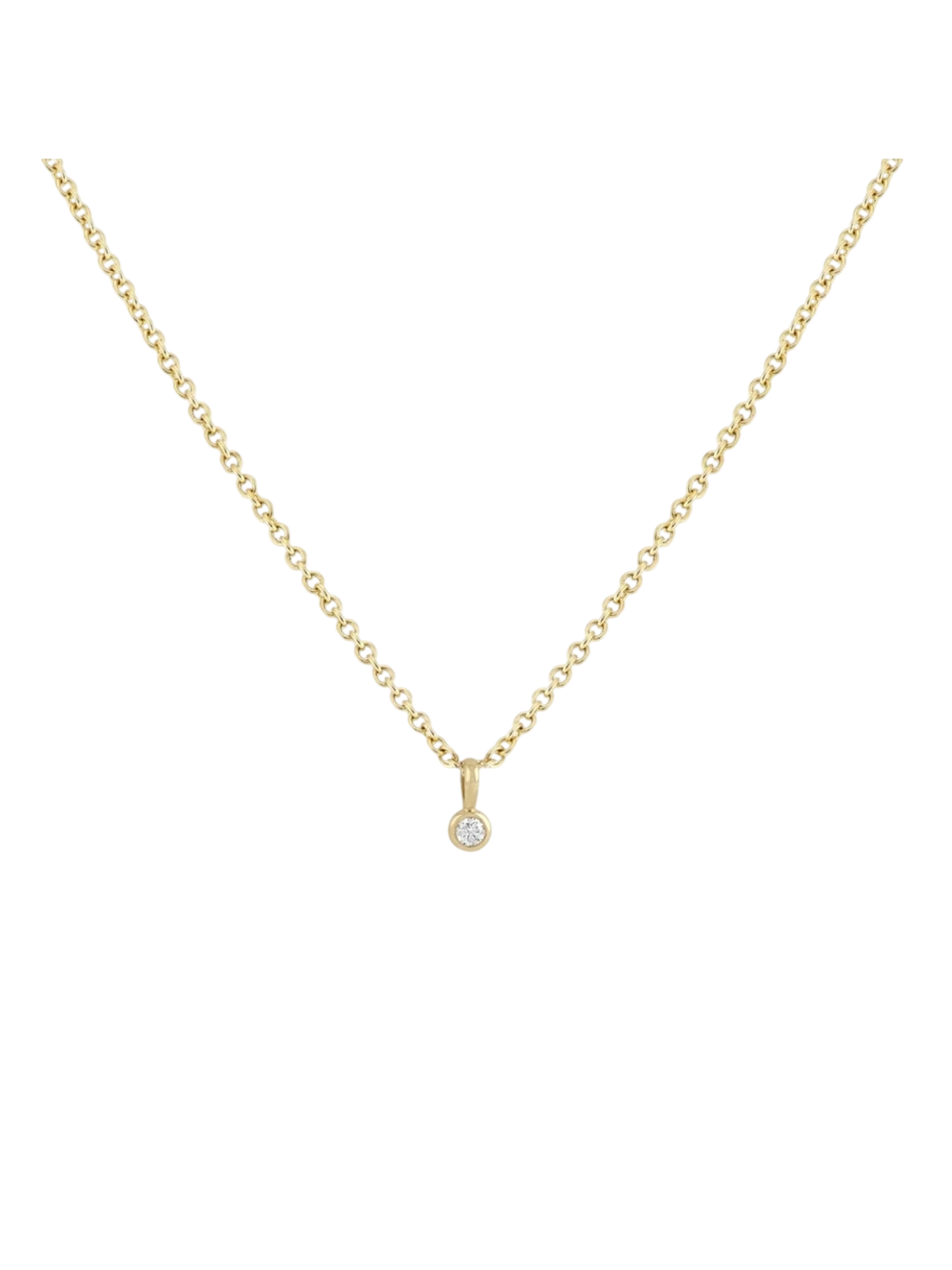 Lab-grown diamond precious pip pendant