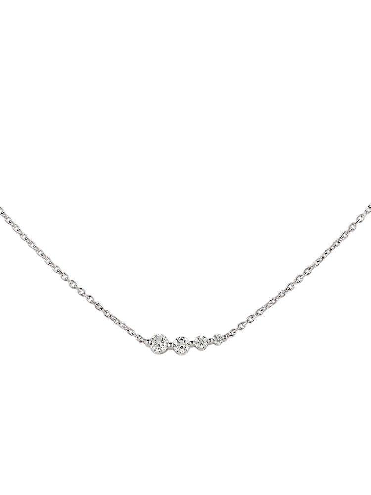 Shuga tapering scoop necklace