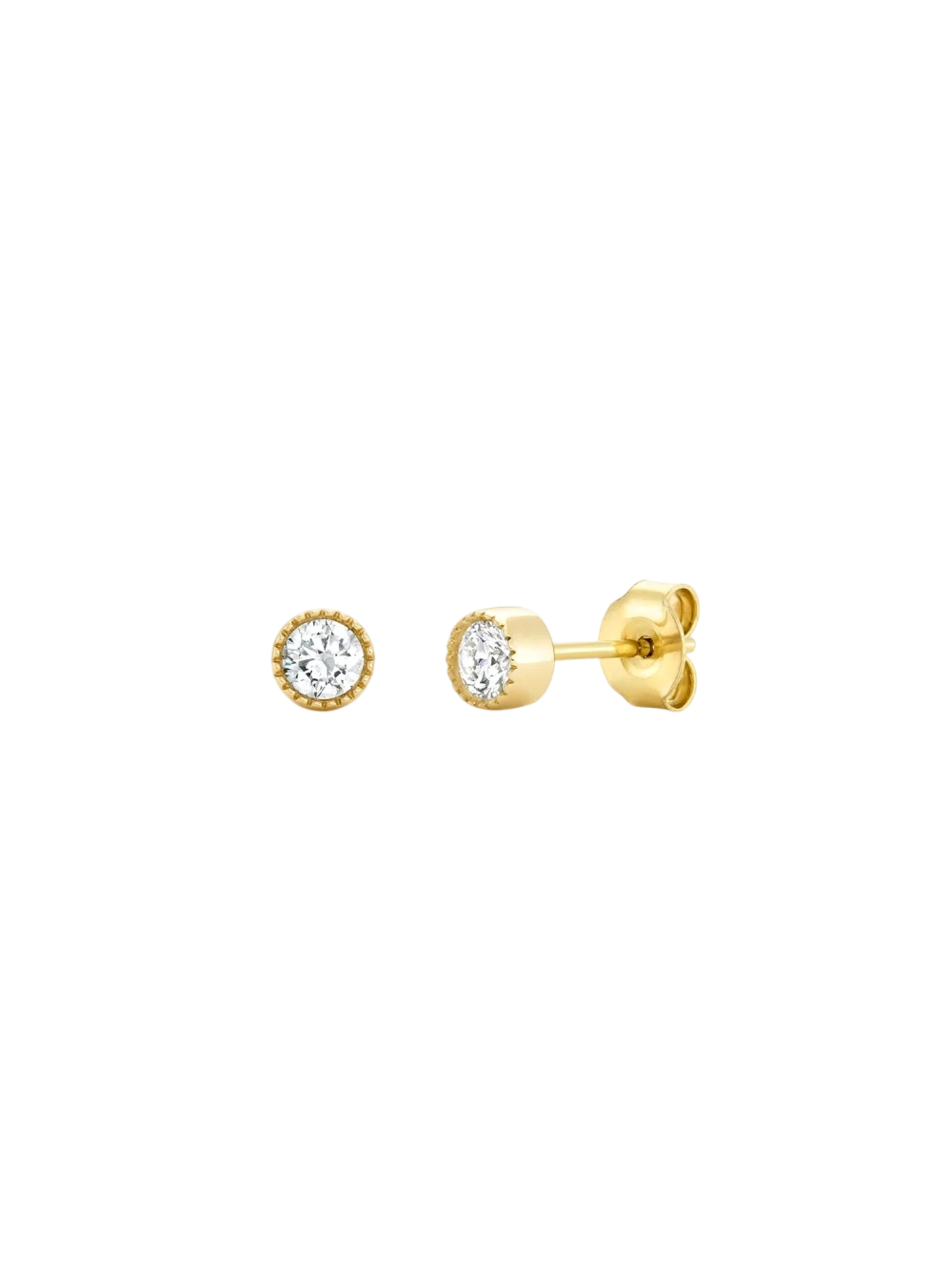 9k jasmine lab-created diamond large round studs