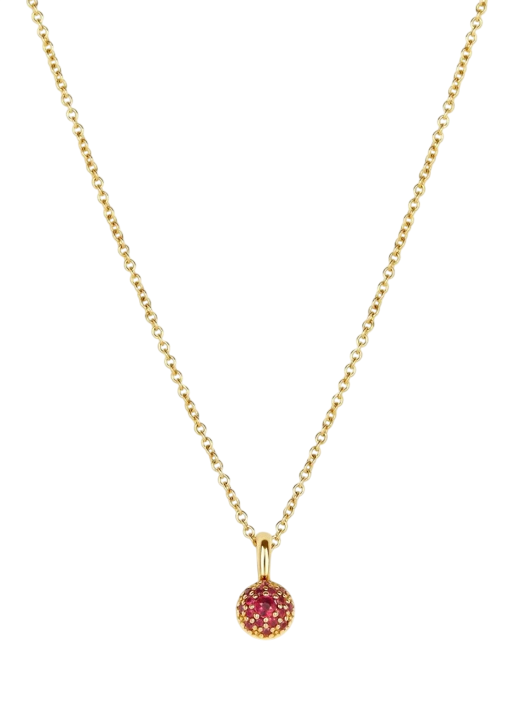 Ruby bon bon pendant