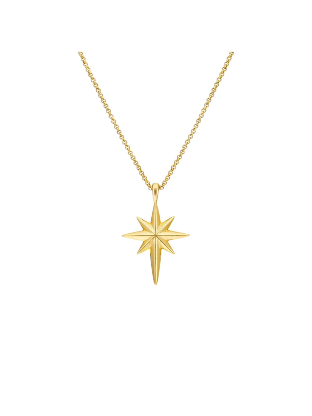 North star charm necklace