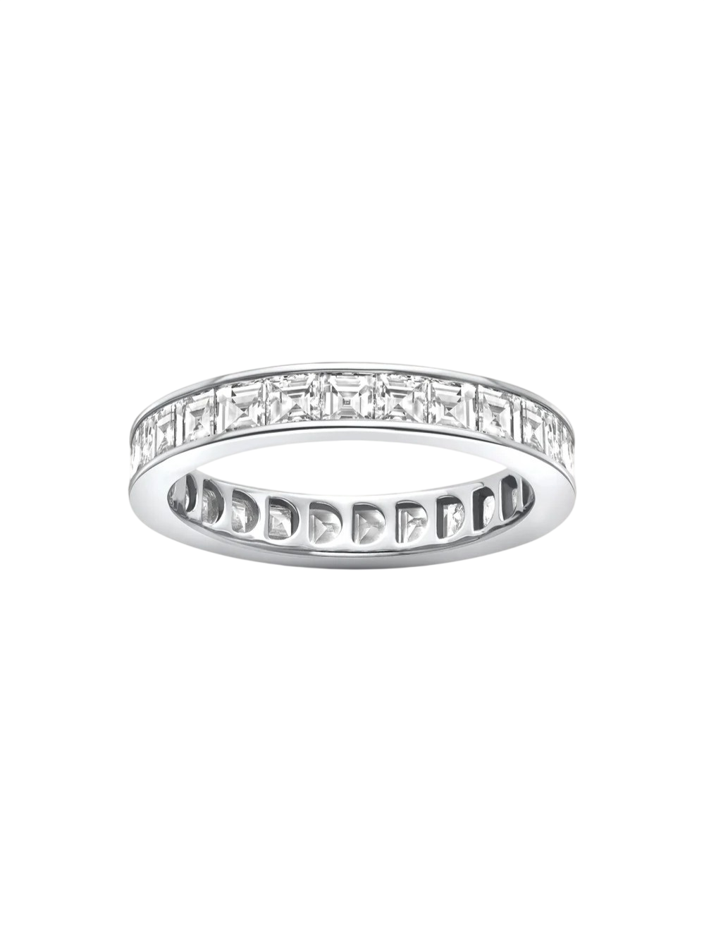 Lab-Grown Diamond Carre Eternity Ring