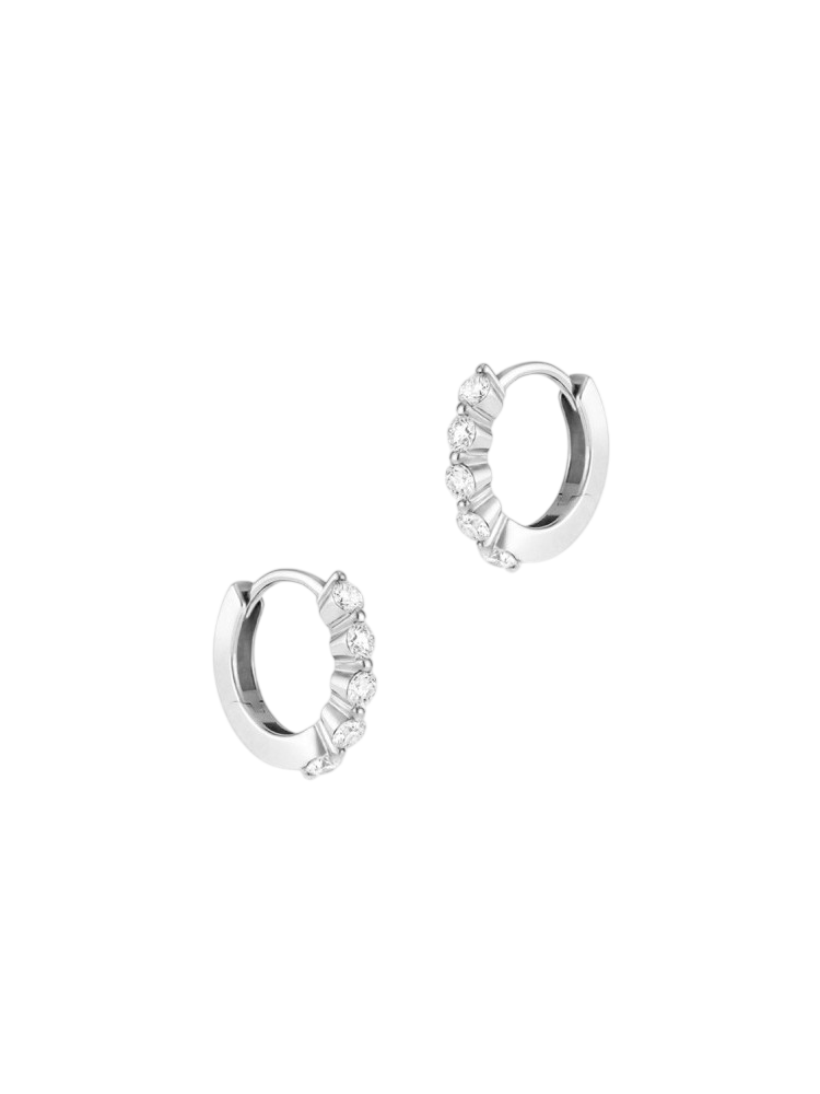 Shuga mini lab-grown diamond huggie hoops