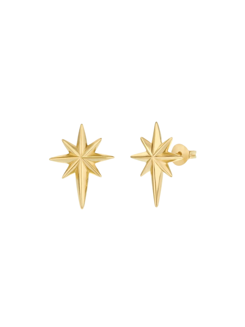 North star stud earrings