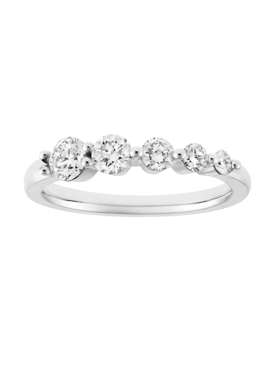 Shuga lab-grown diamond graduated ring