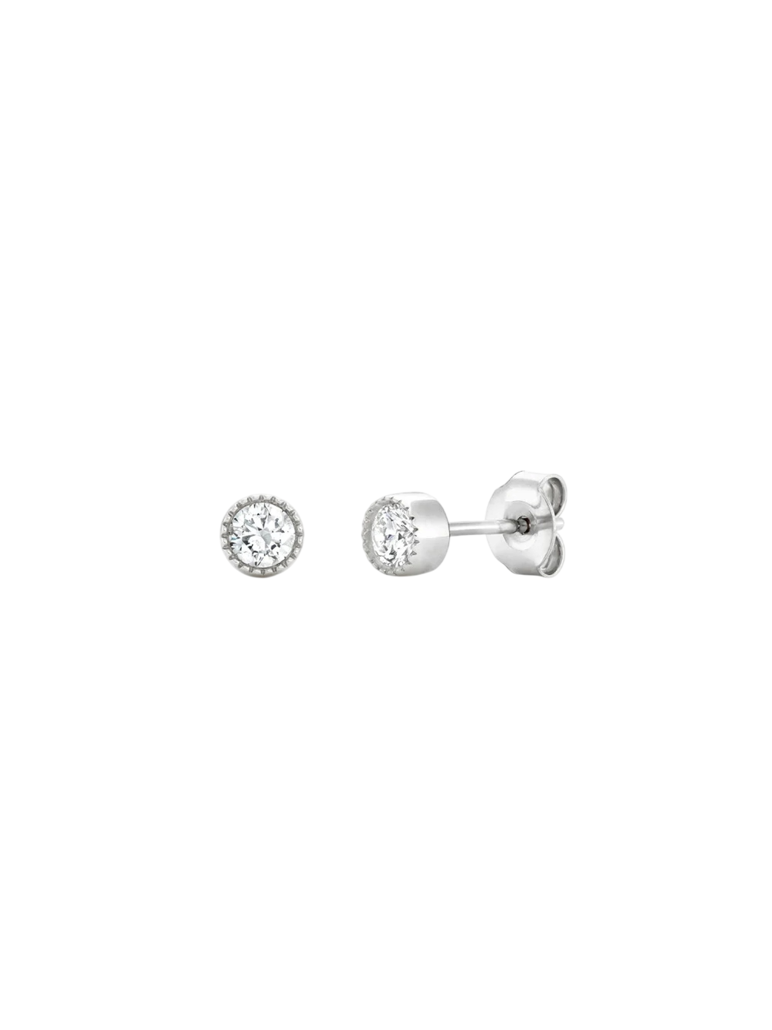 9k jasmine lab-created diamond large round studs