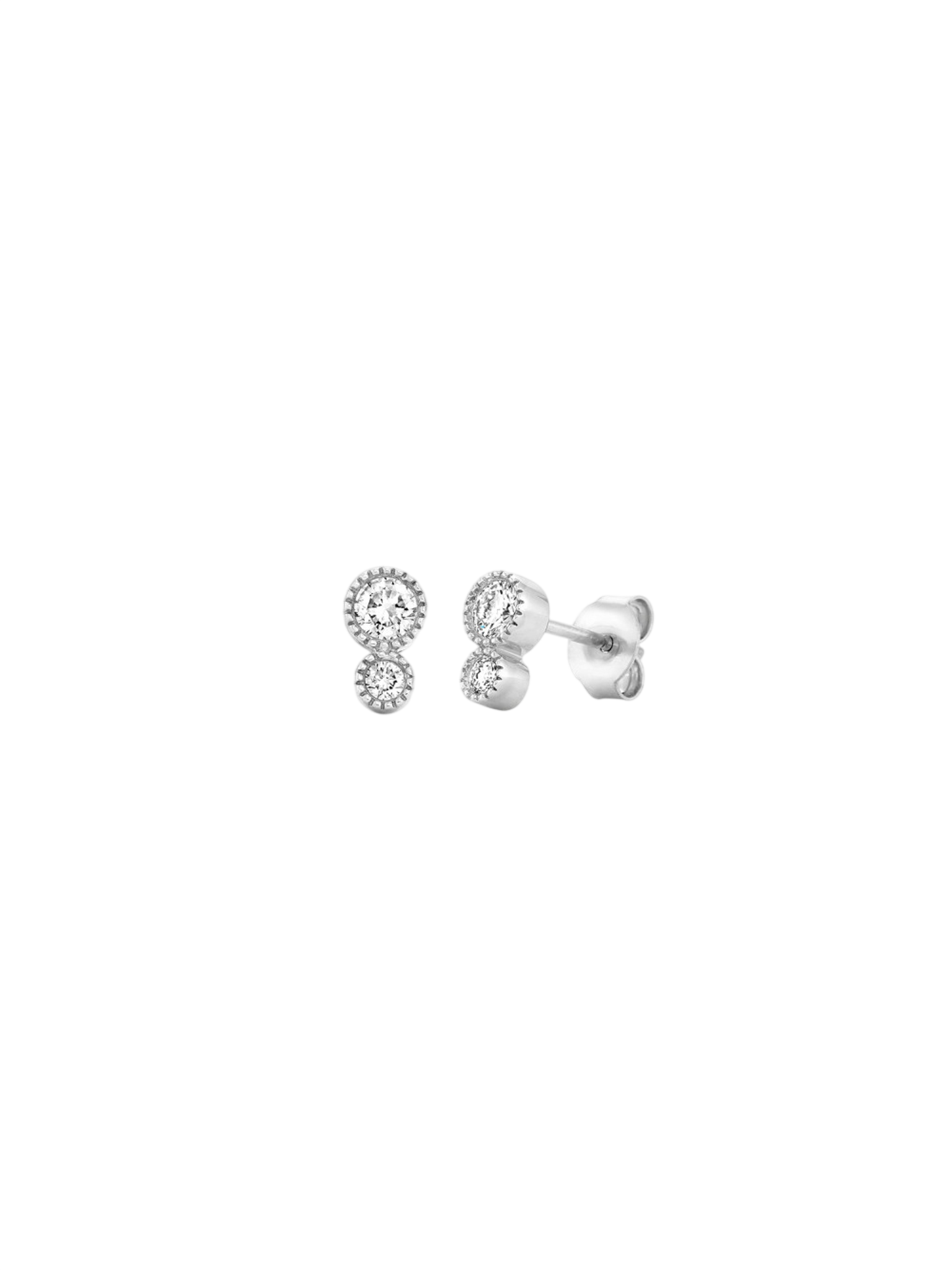 9k diamond jasmine studs