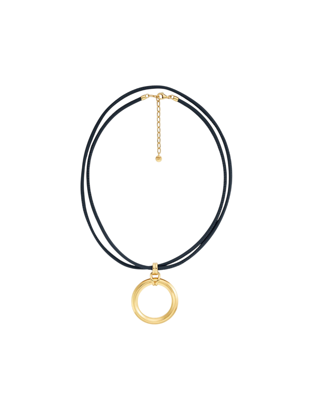 Iceni chariot link leather pendant necklace
