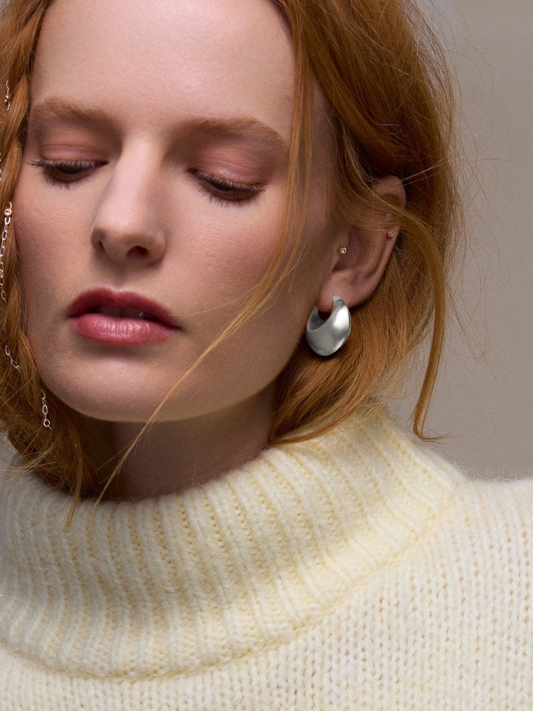 Iceni warrior puffy hoops