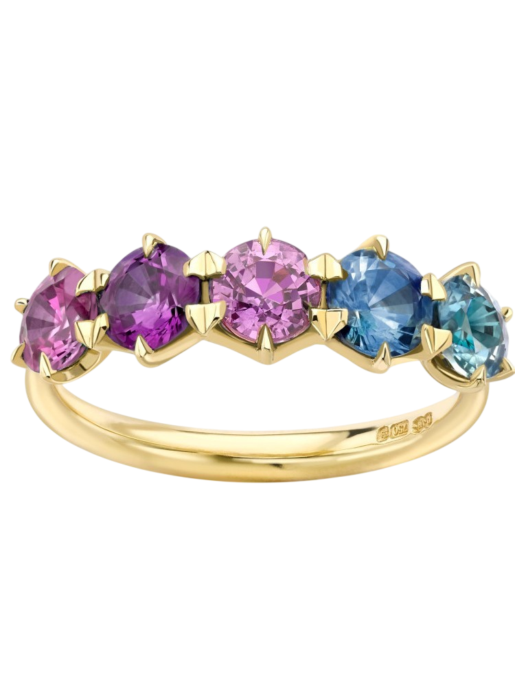 Elyhara sapphire 5 stone ring
