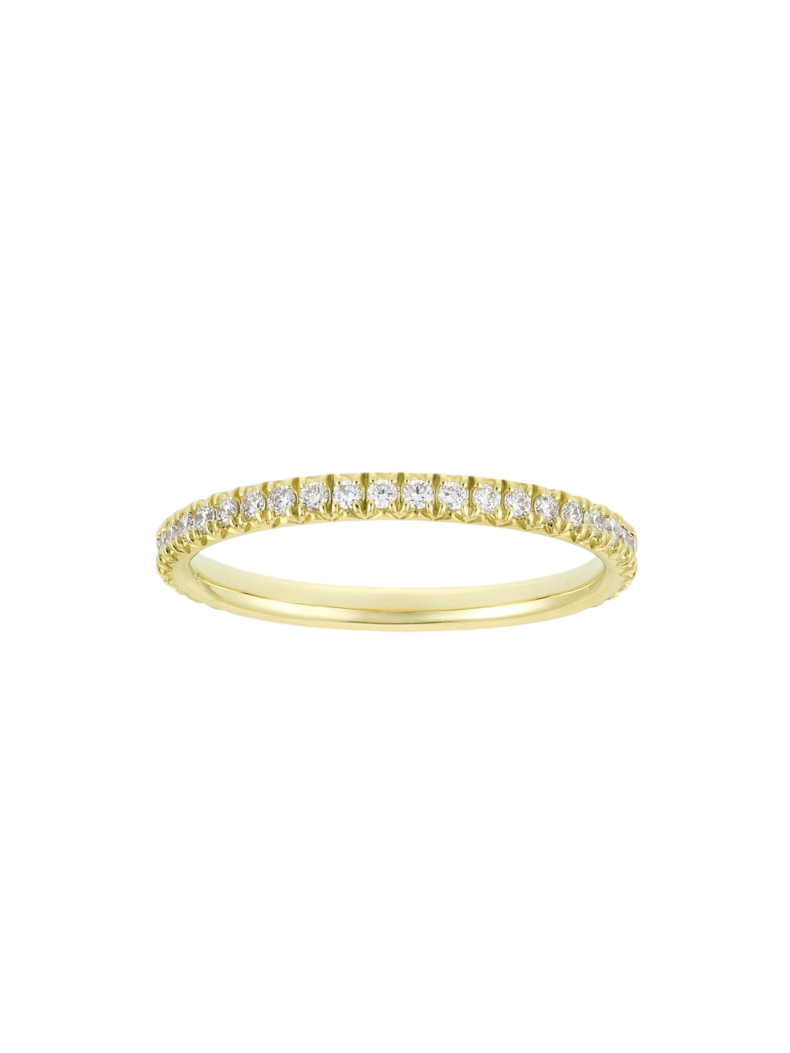 Ella three quarter small lab diamond eternity ring