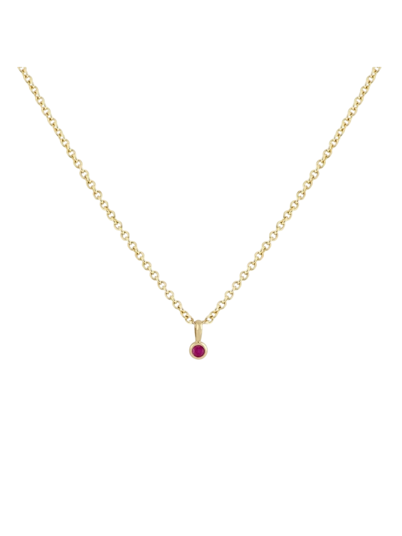 Ruby precious pip pendant