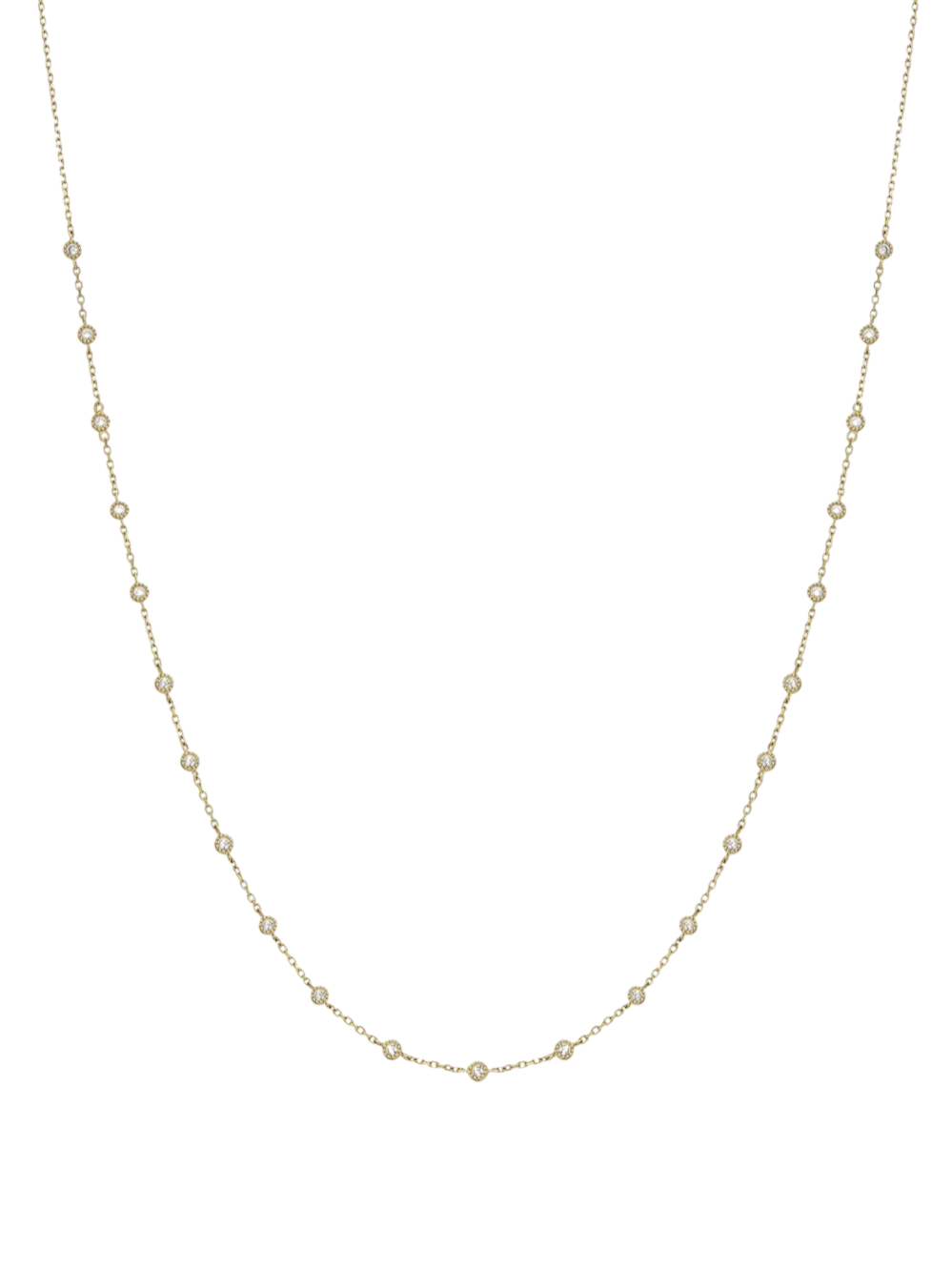Jasmine Dotted Lab-Grown Diamond Necklace
