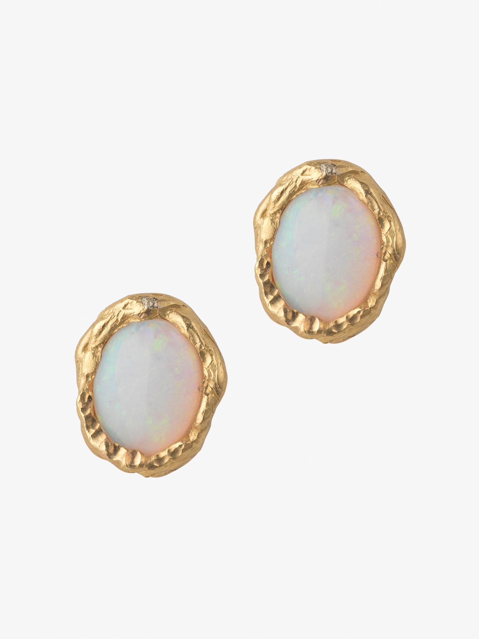Abyss large opal earrings