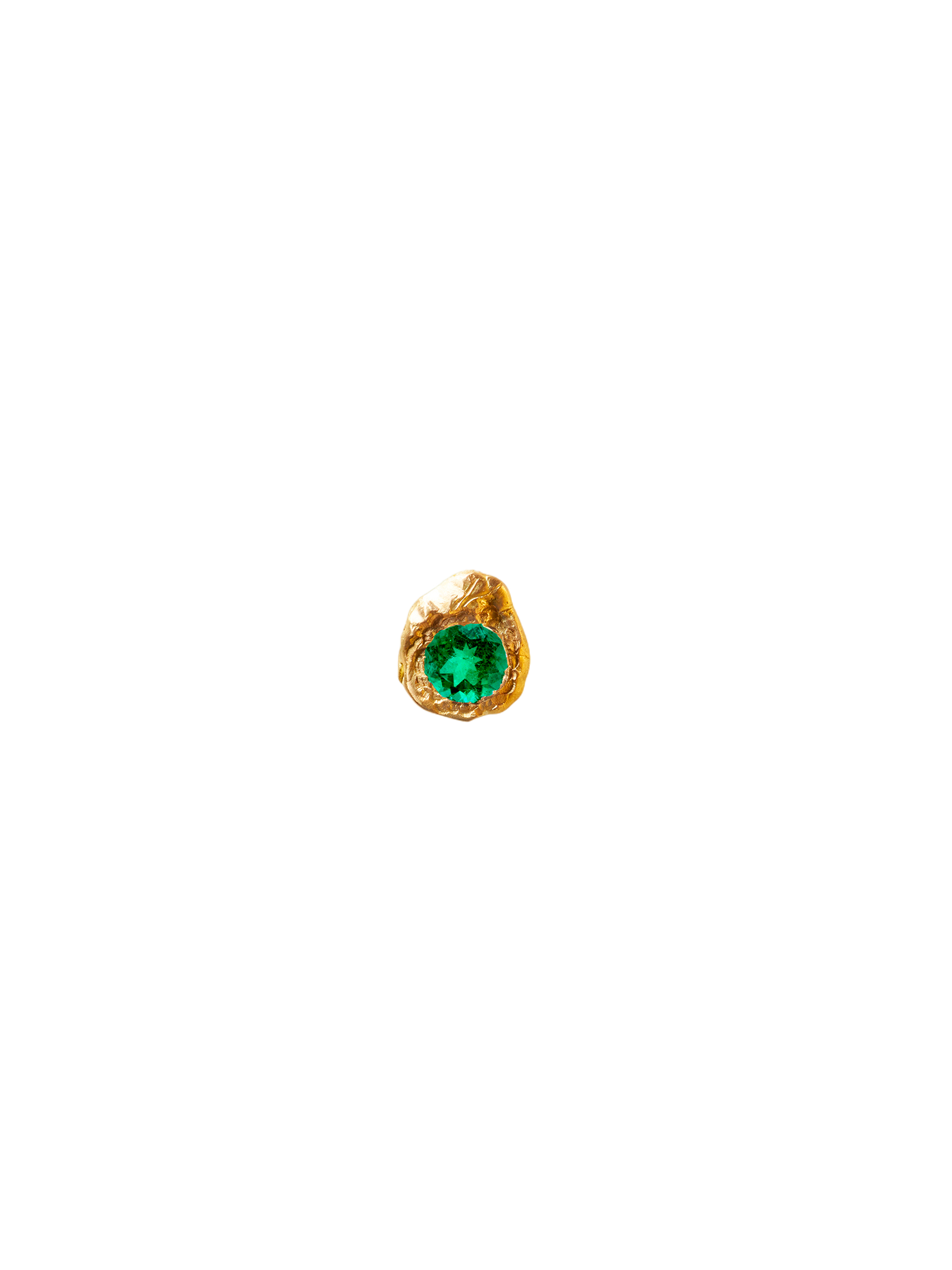 Evie 0.35ct emerald stud