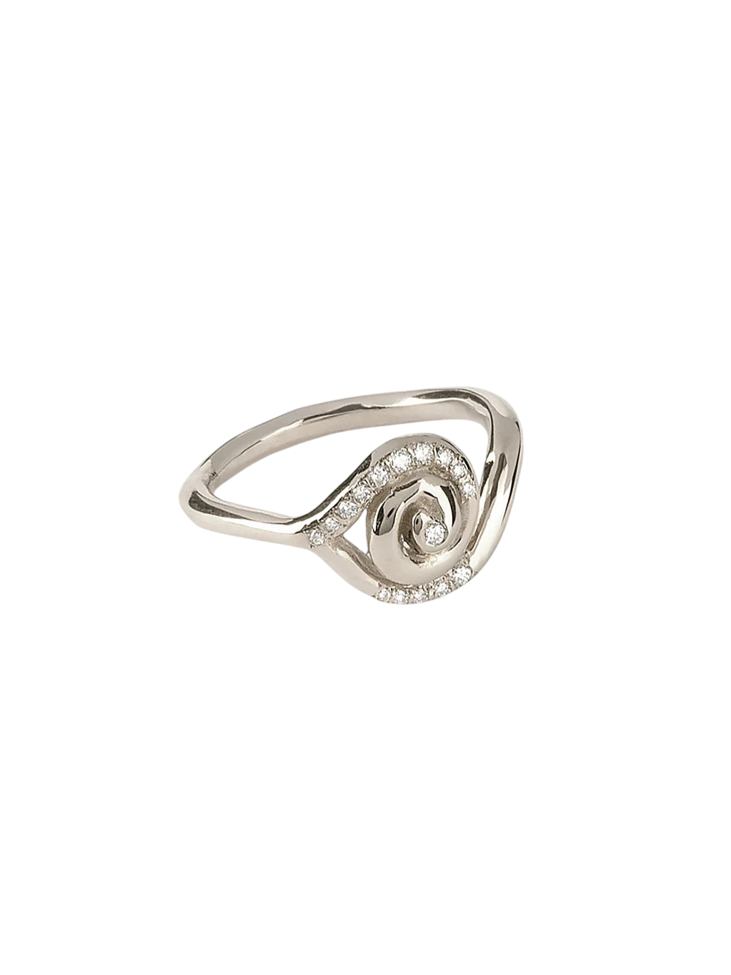 The Illissus Ring silver & diamonds