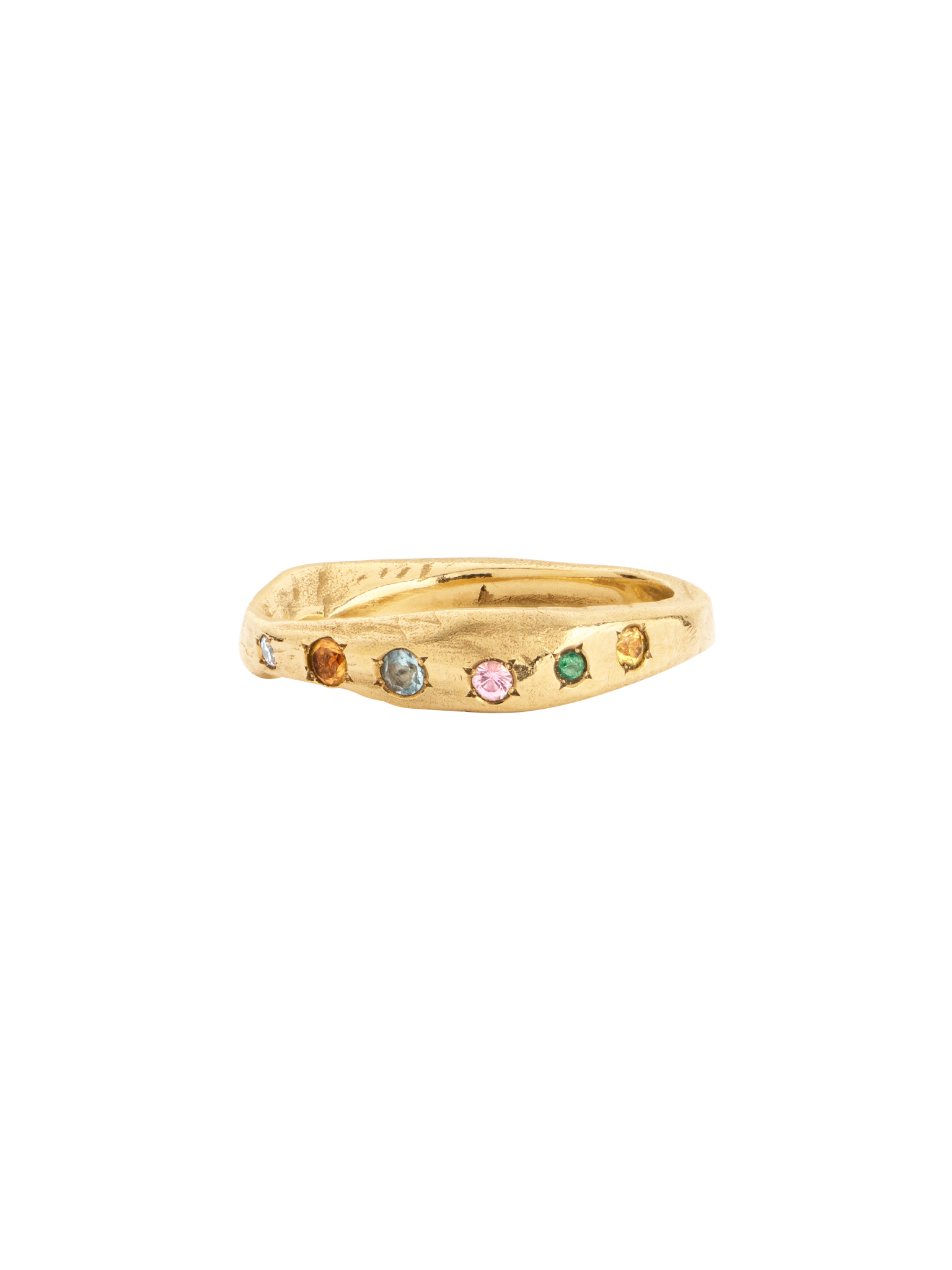 9K Pastel wave ring