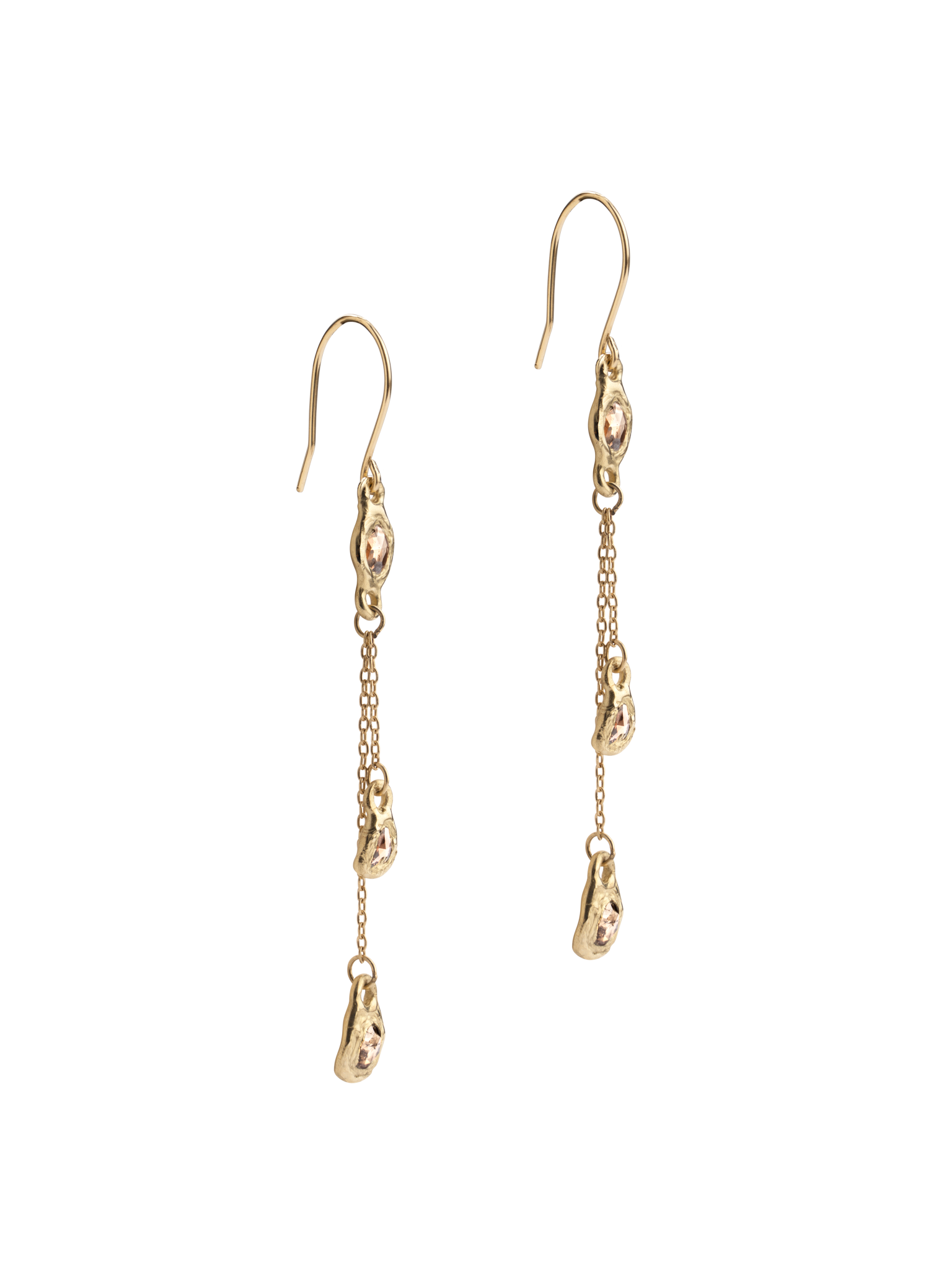 Mirage cascade earrings
