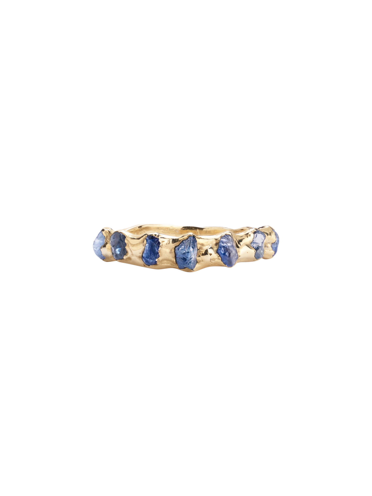 Unity blue sapphire ring