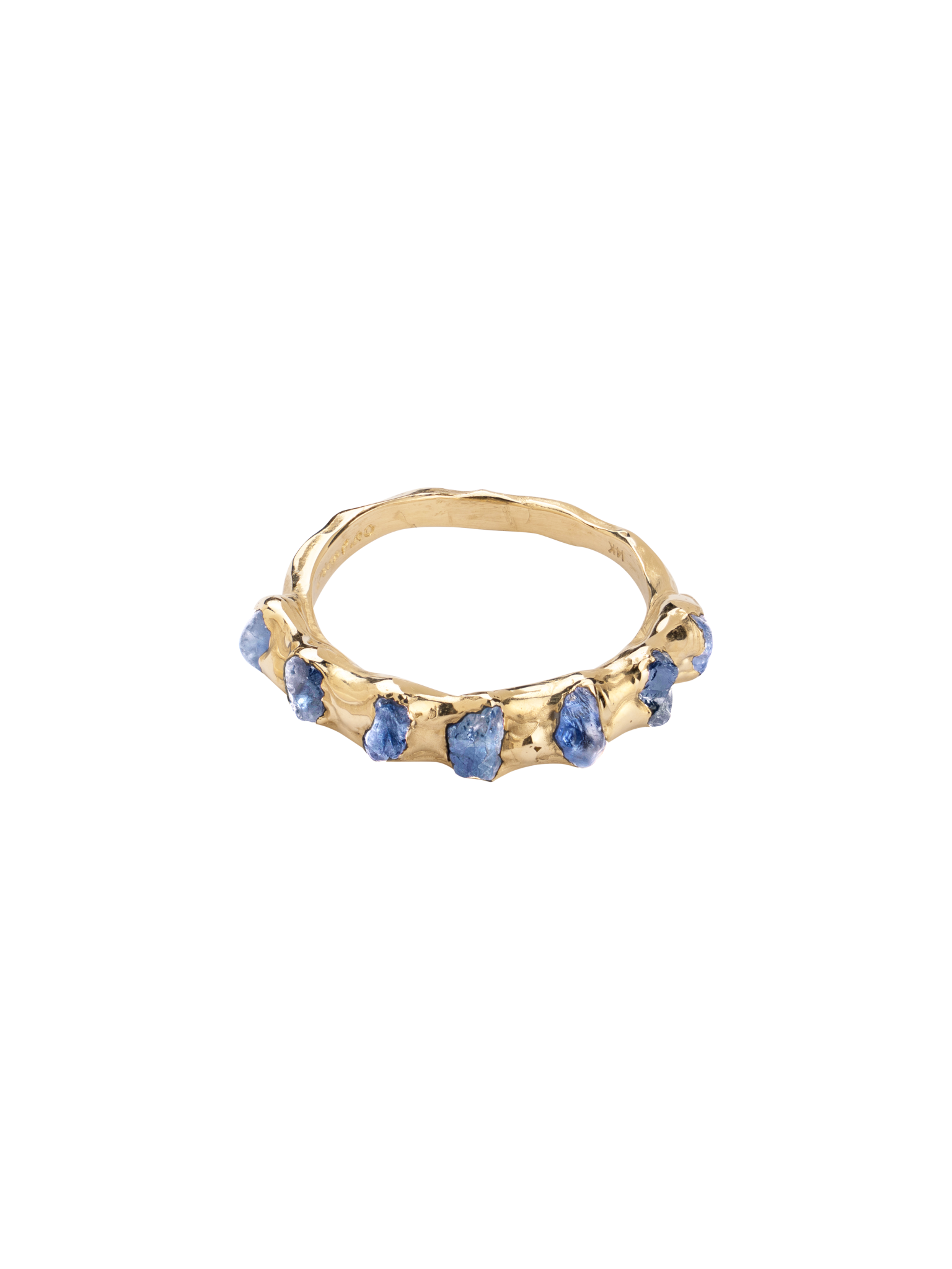 Unity blue sapphire ring