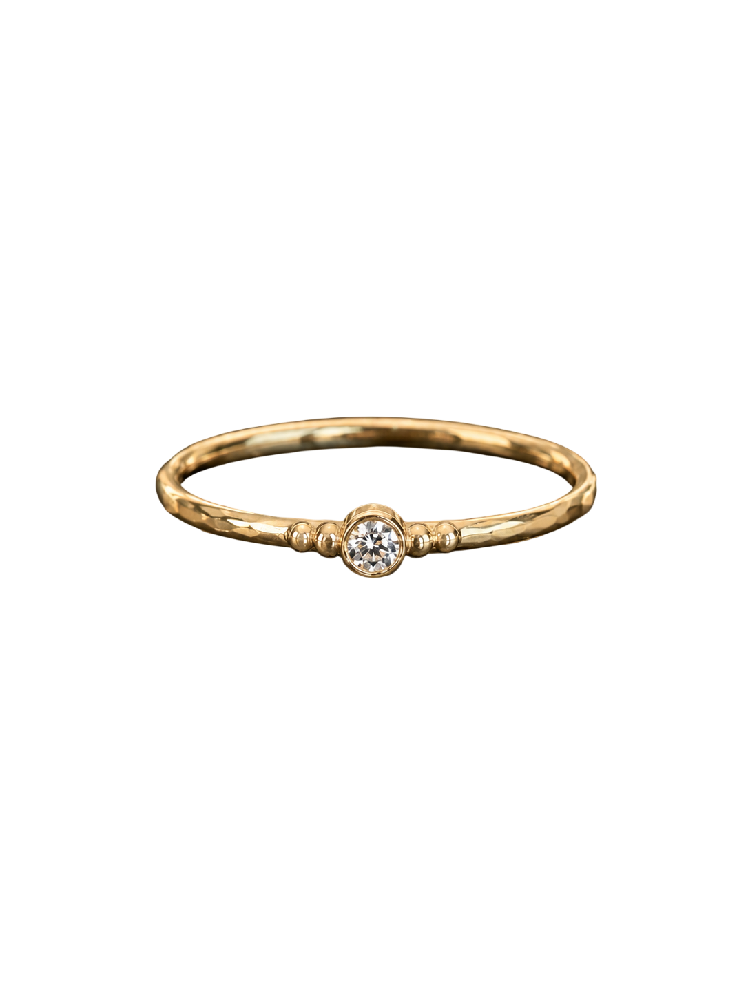 Rhea 0.050ct Diamond Yellow Gold Ring