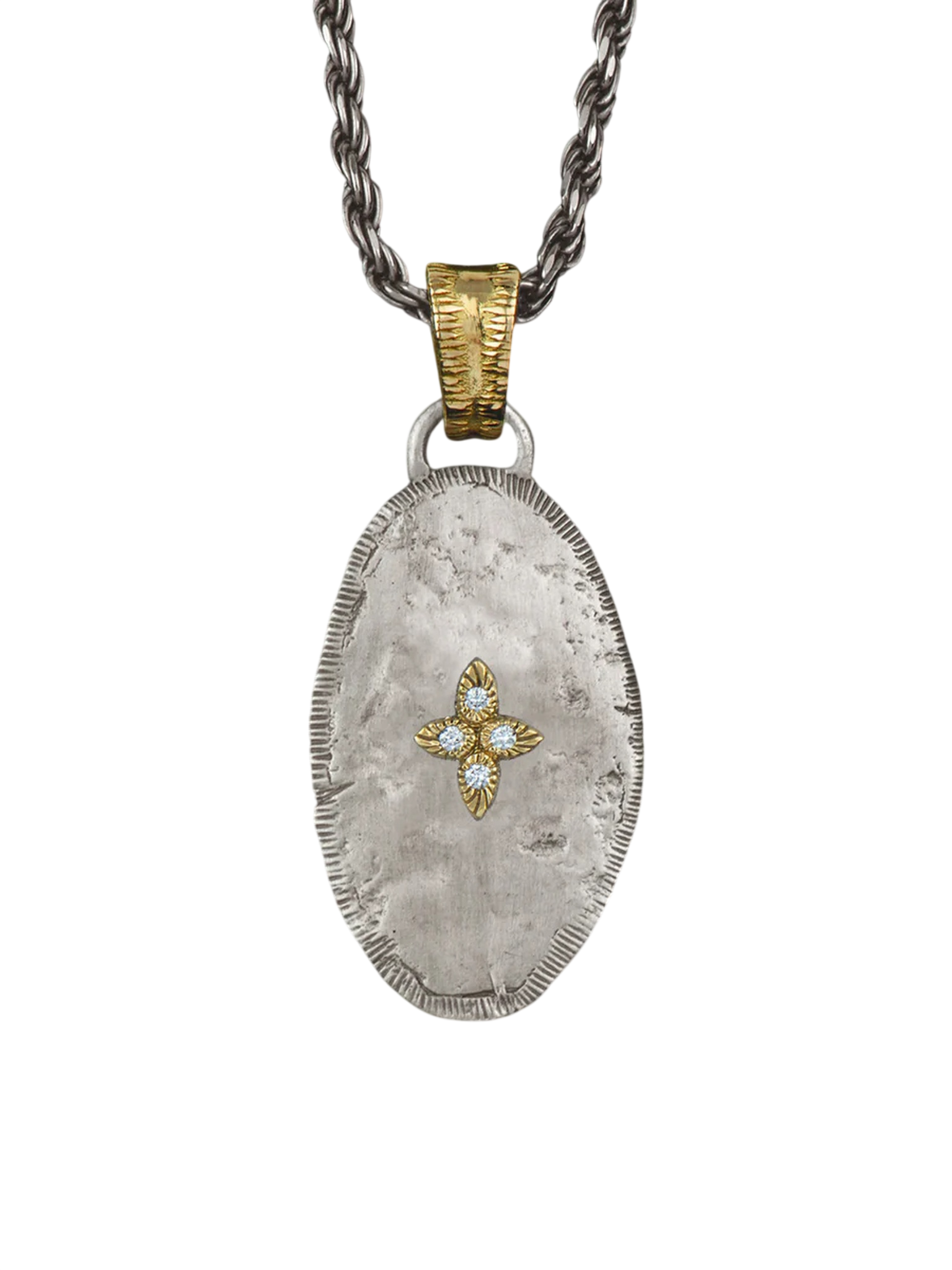 Solis Lux Oval XS Star Diamond Pendant