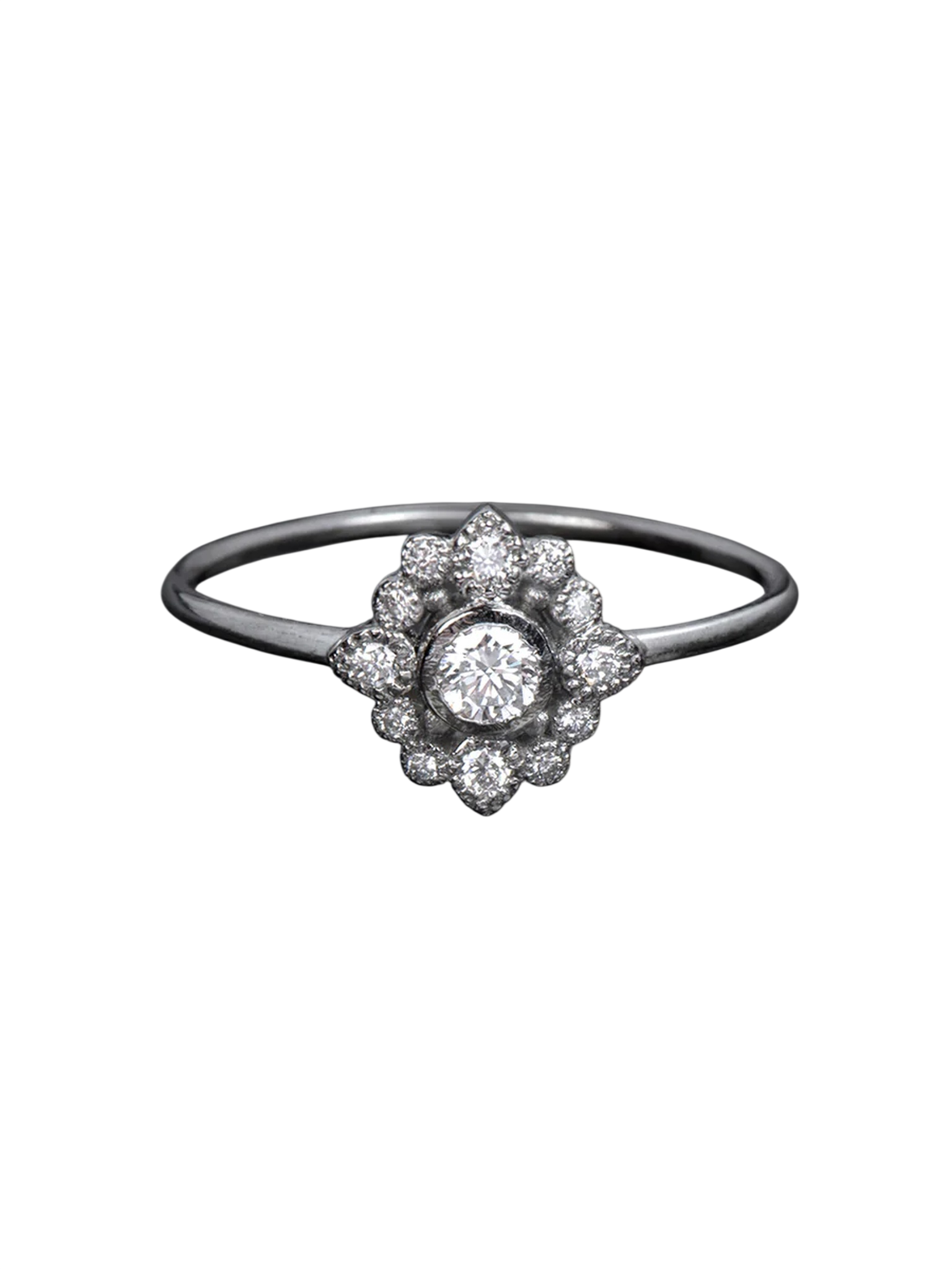 Sagan diamond ring 0.16ct platinum