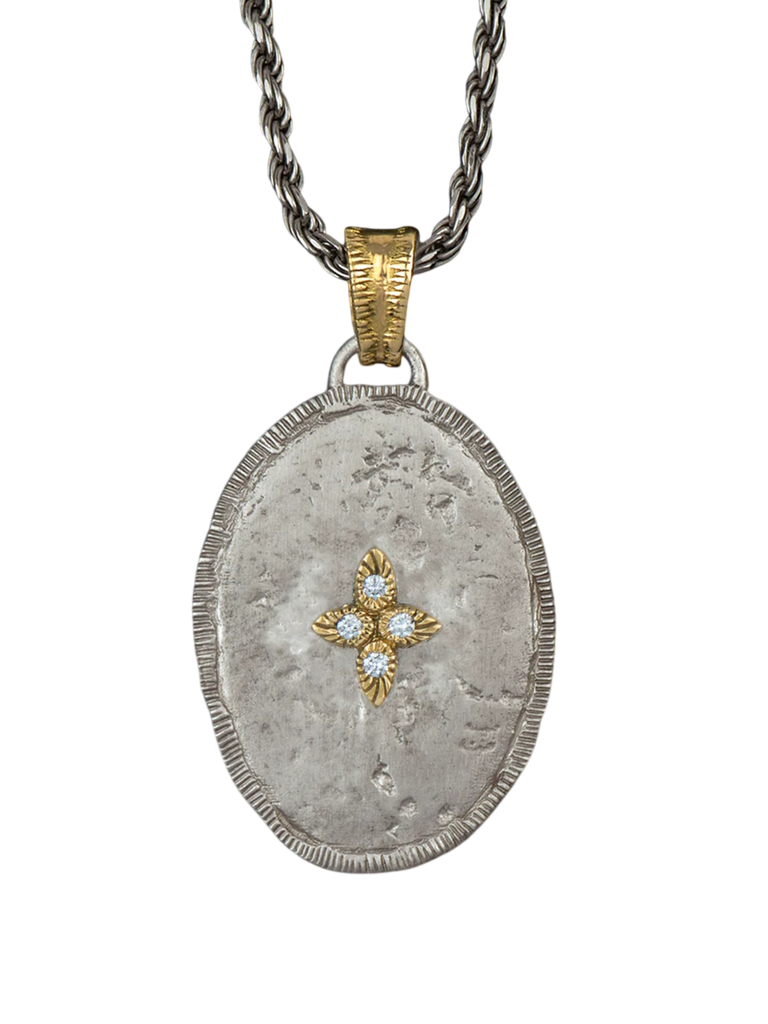 Solis Lux Oval MM Diamond Star Pendant
